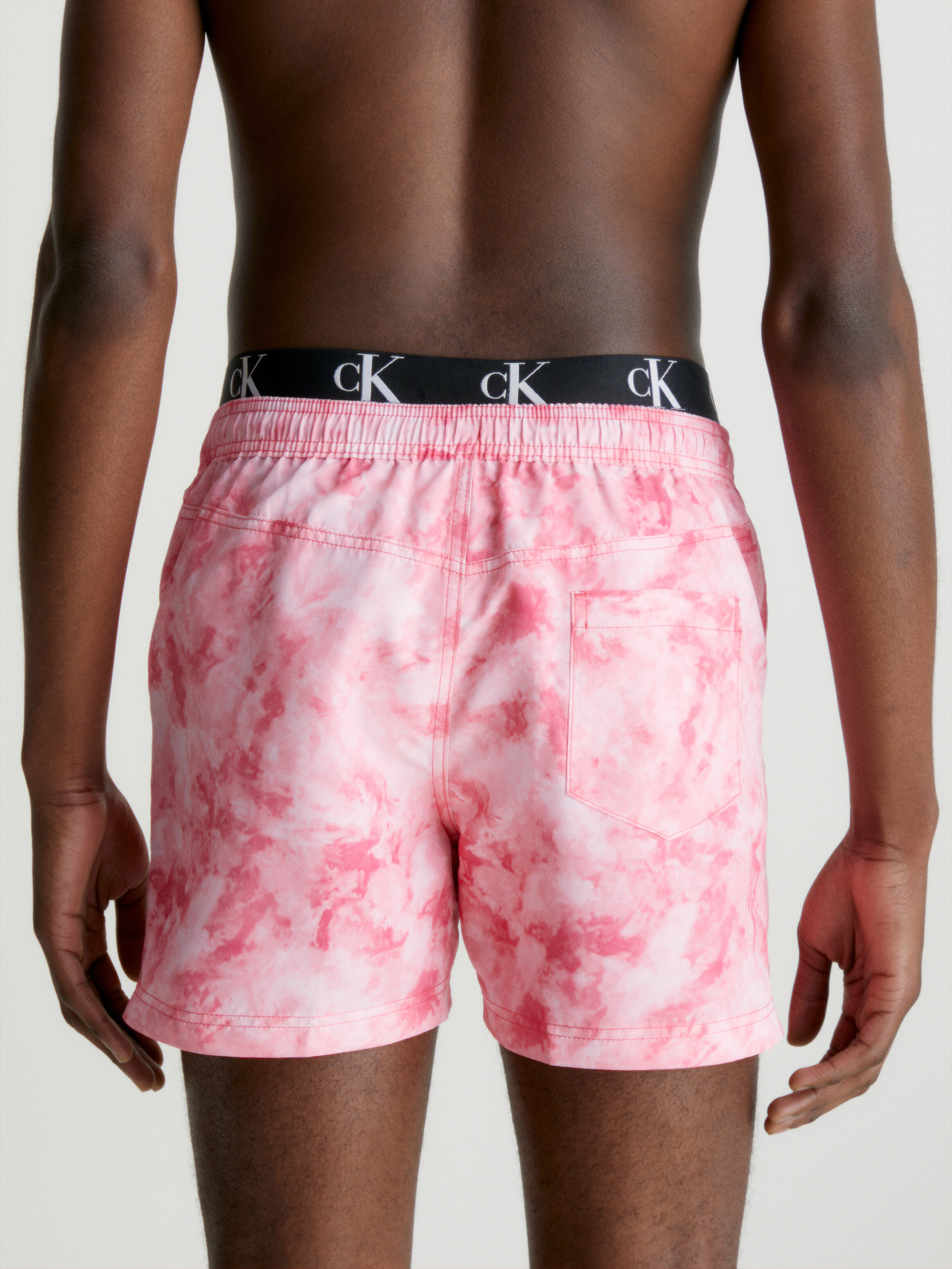 CK Authentic Double Waistband Swim Shorts | Calvin Klein