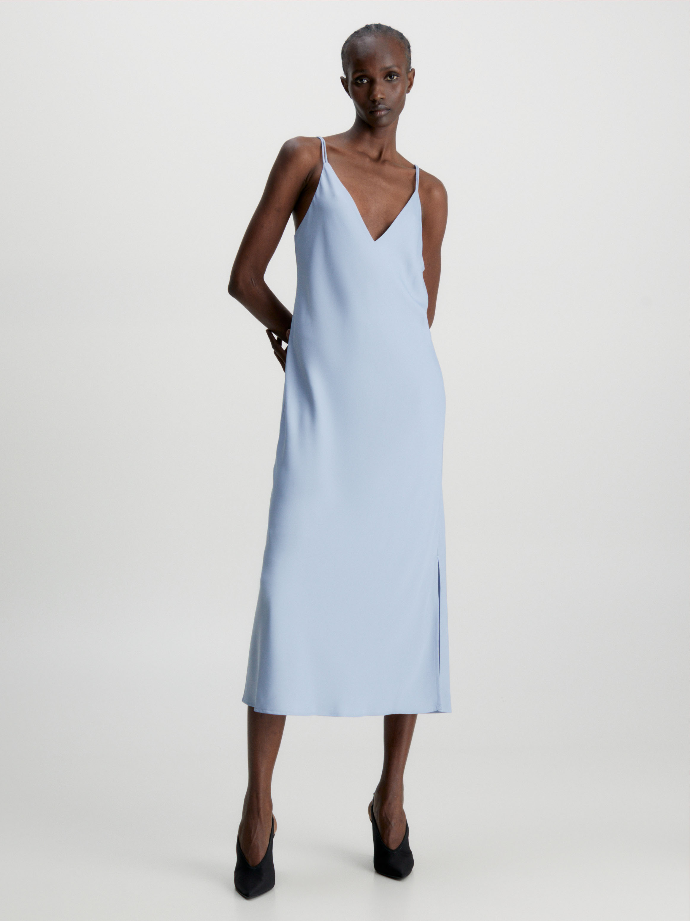 Calvin klein light blue on sale dress