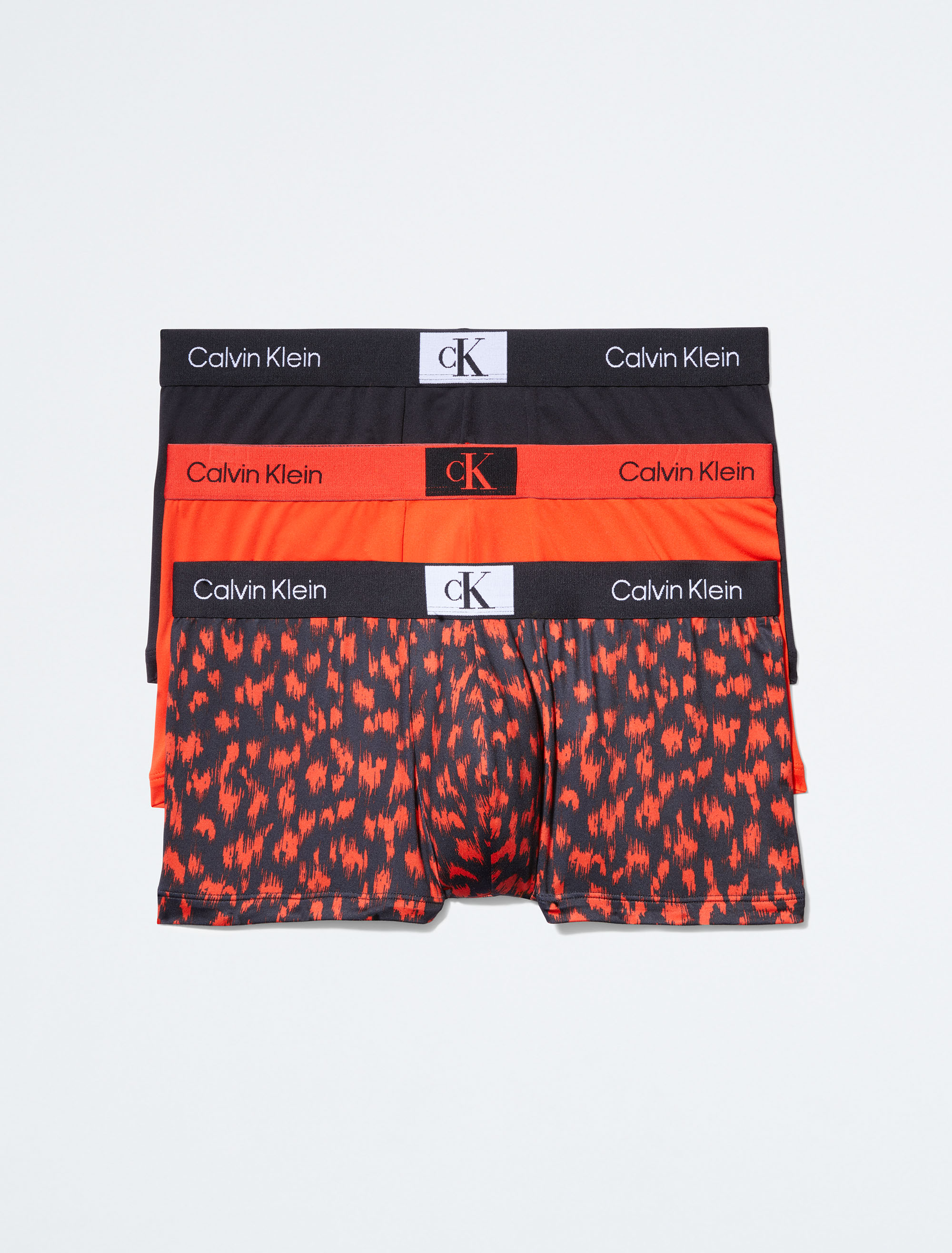 CK96 3 Pack Low Rise Trunks Calvin Klein