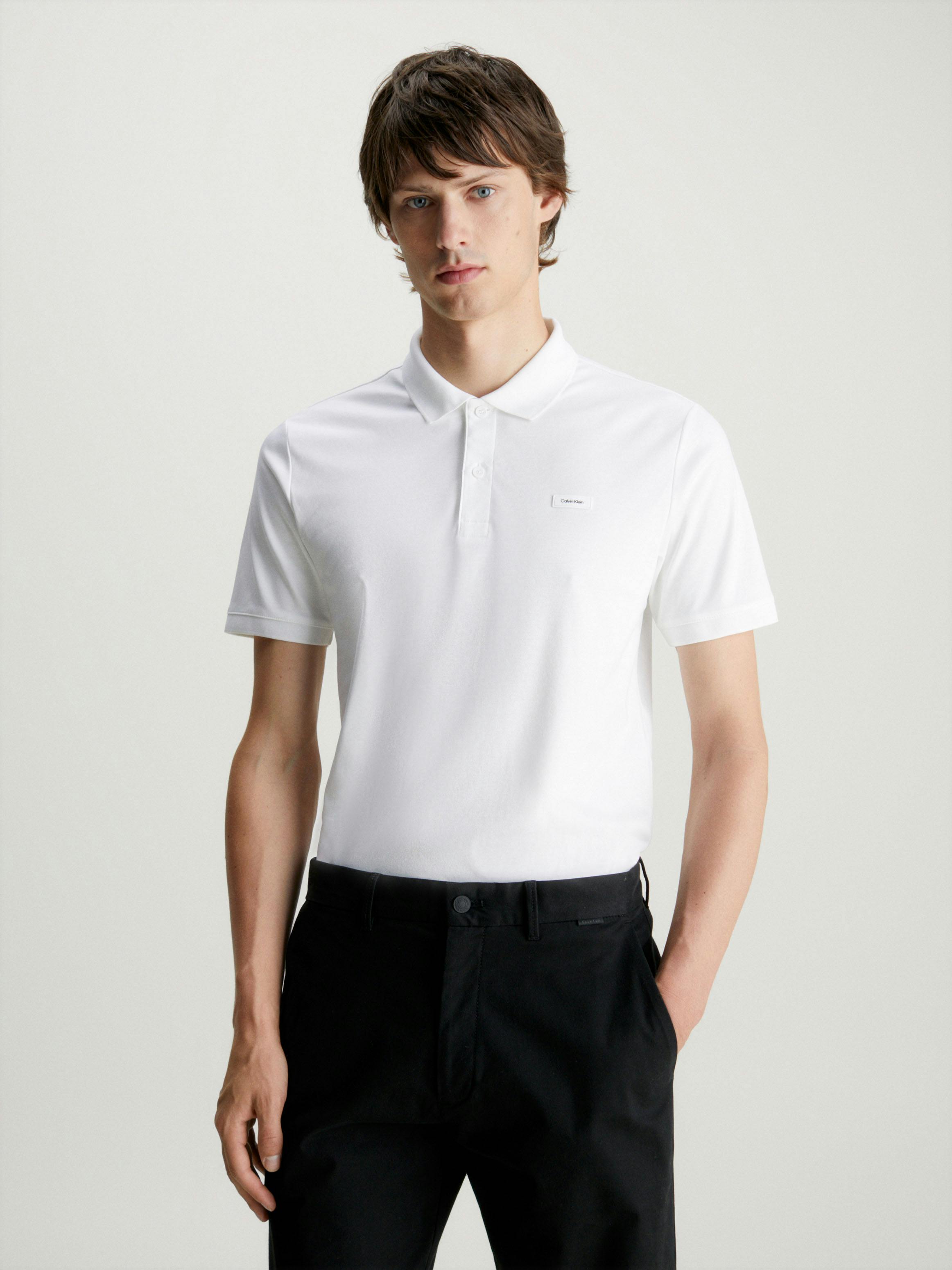 Slim Smooth Cotton Polo Shirt Calvin Klein