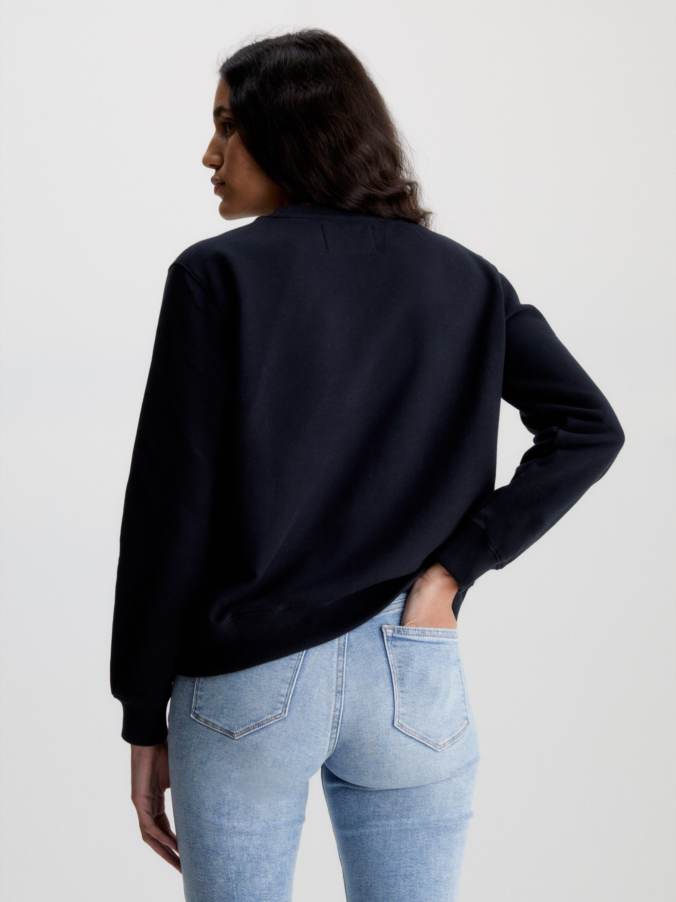 関税込み【 】unisex monologo sweatshirt in black Monologo Sweatshirt | Calvin Klein