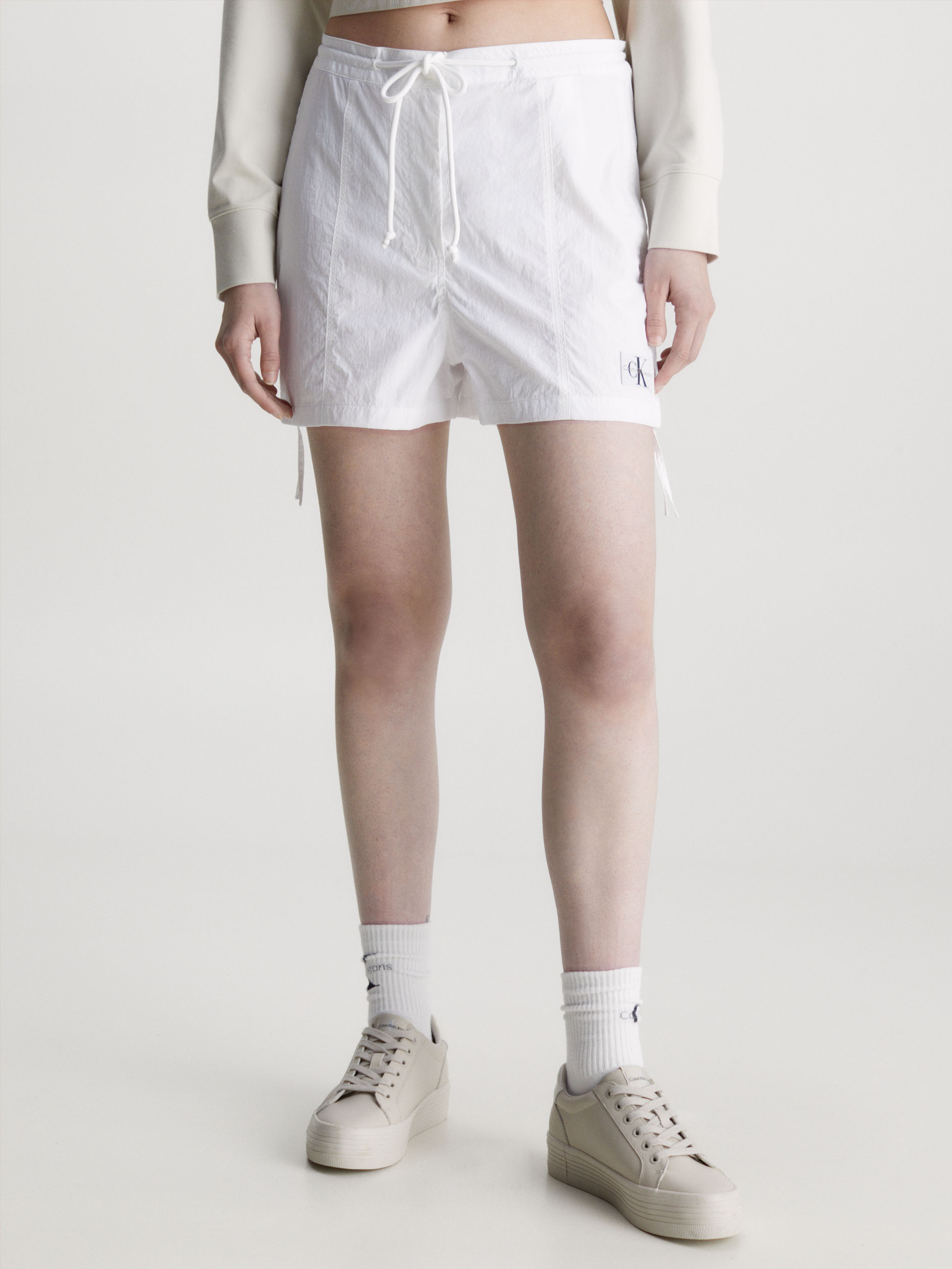 White soft clearance shorts