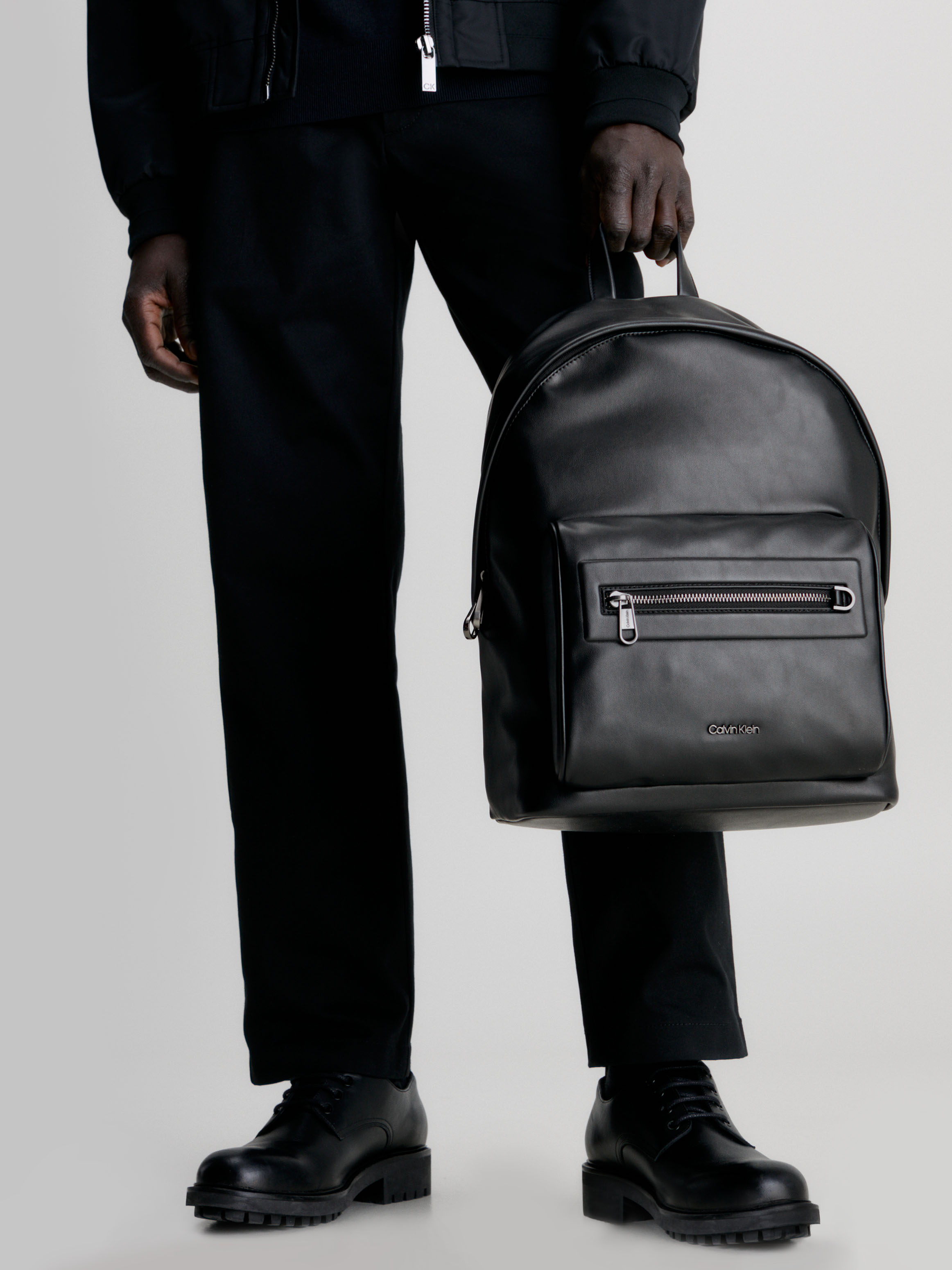 Faux Leather Backpack Calvin Klein