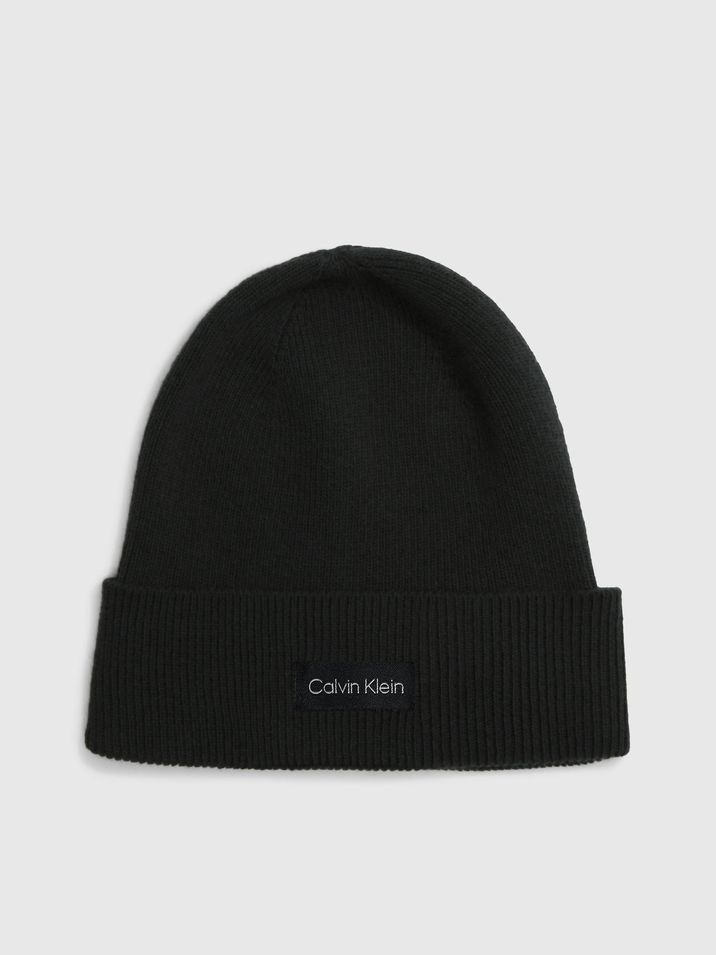 Calvin Klein beanie. Wool Docker Egret Short Beanie | Hatstoreworld.com main image 3