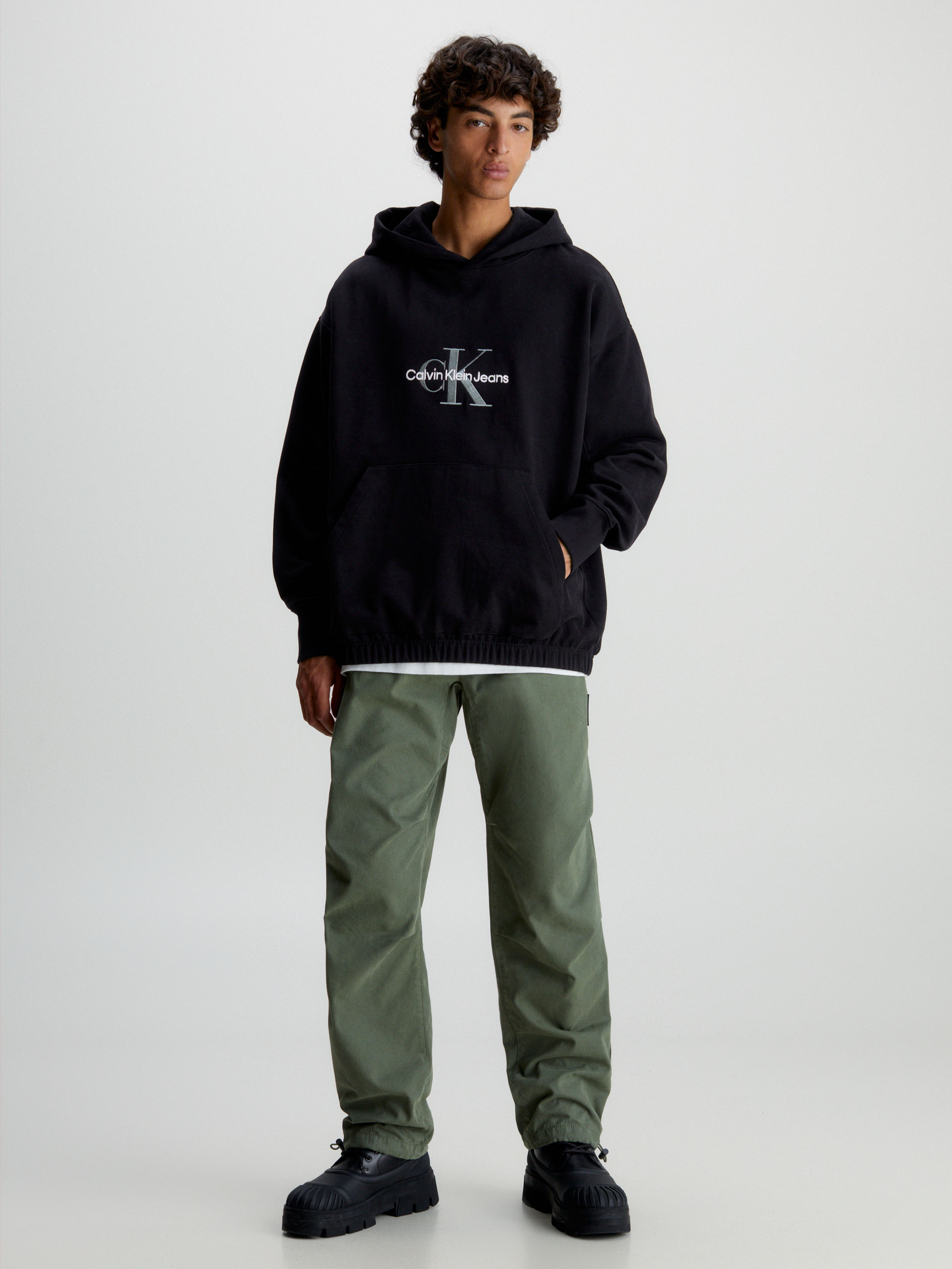 Oversized Monogram Hoodie Calvin Klein