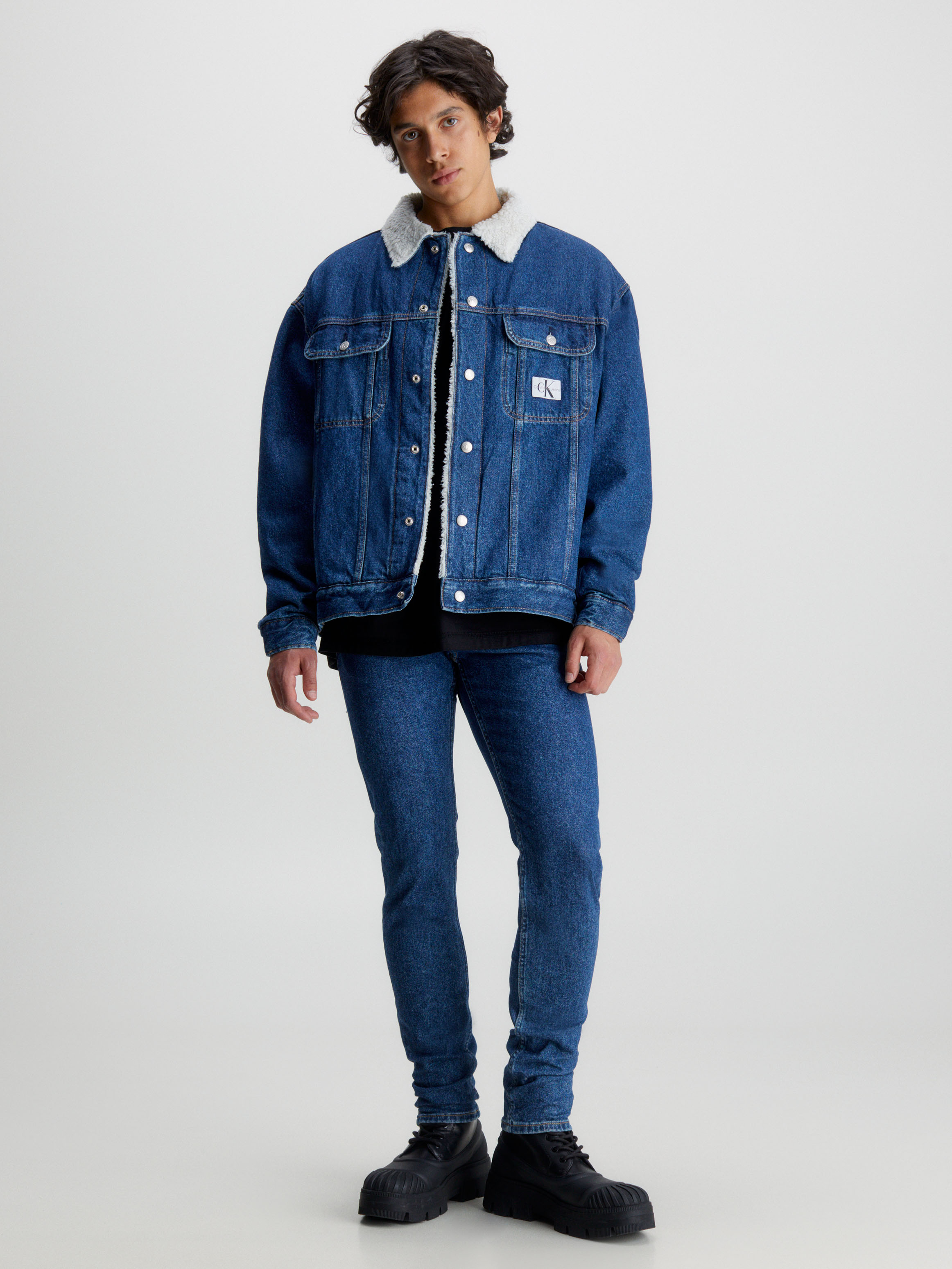Calvin Klein denim field coat m51