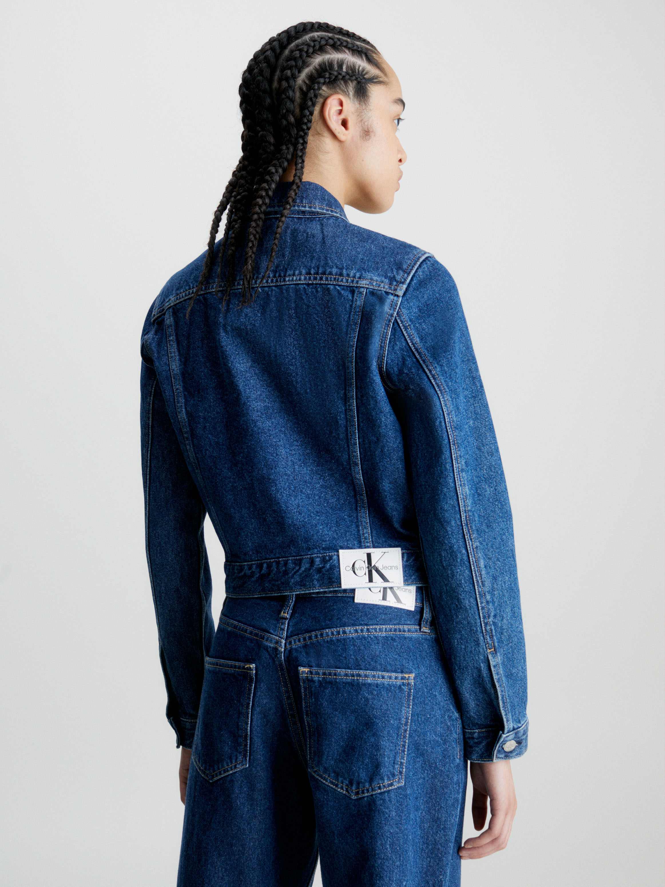 Cropped Denim Jacket | Calvin Klein