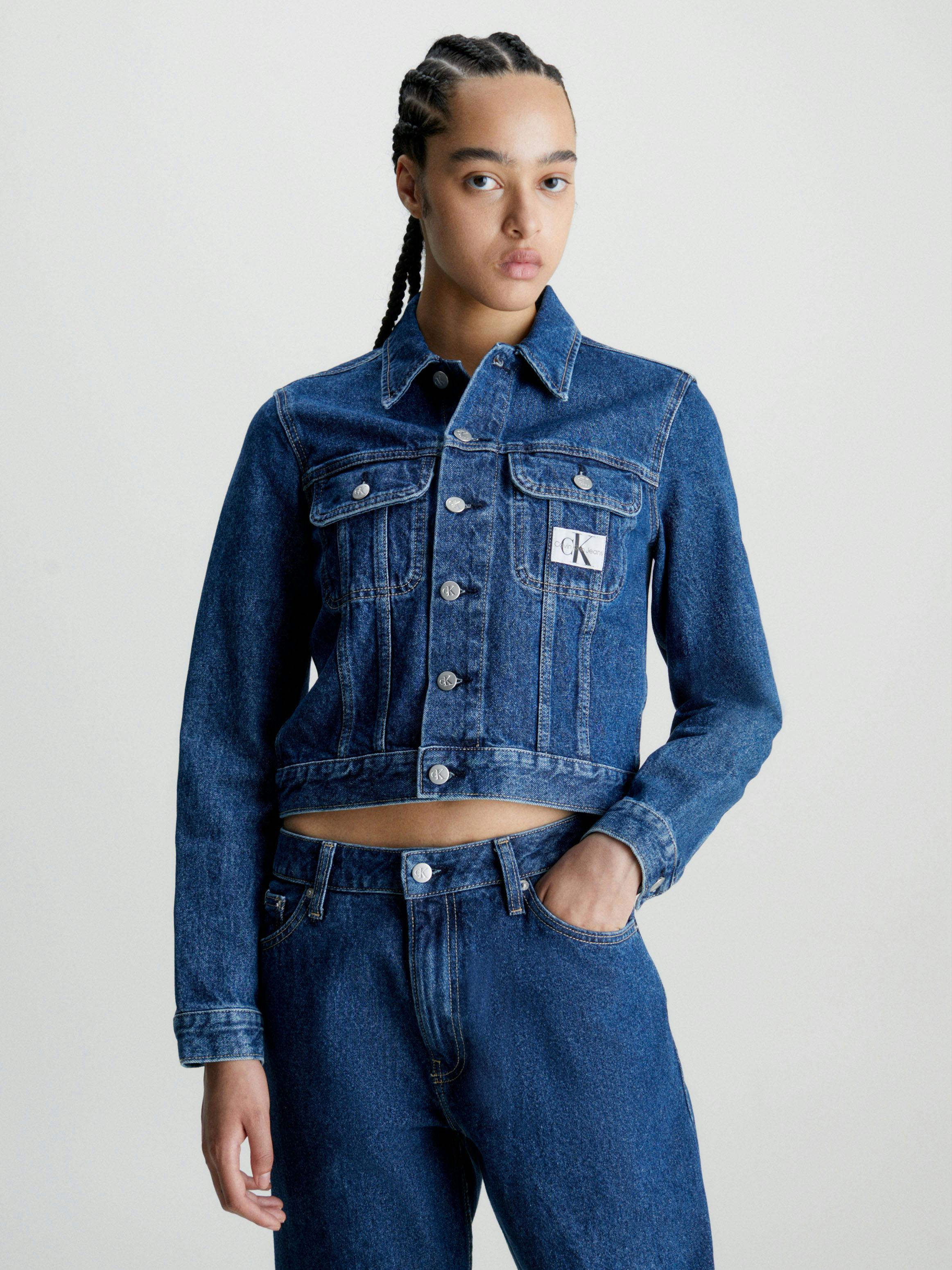 Cropped Denim Jacket Calvin Klein