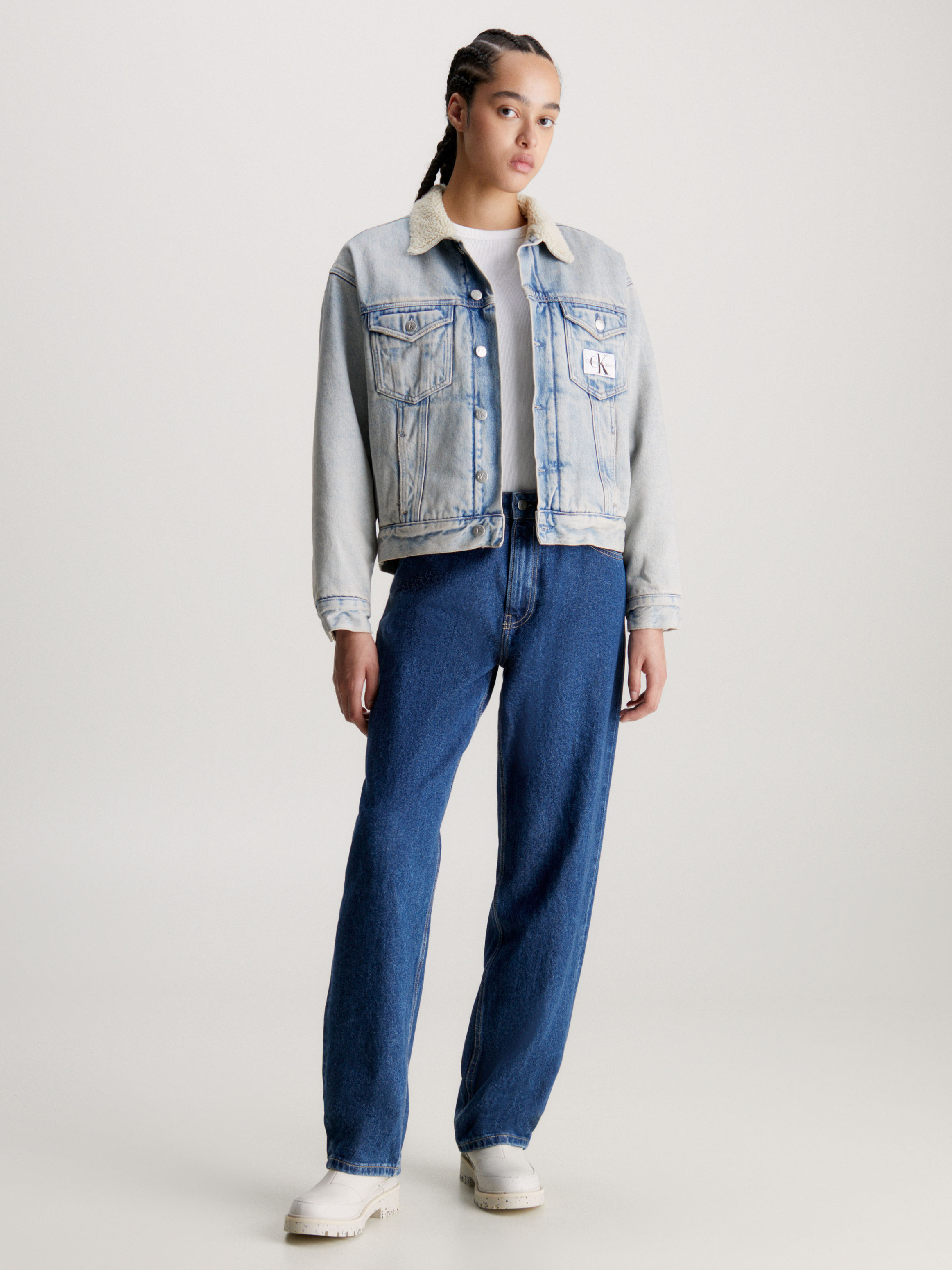 Sherpa Denim Jacket | Calvin Klein