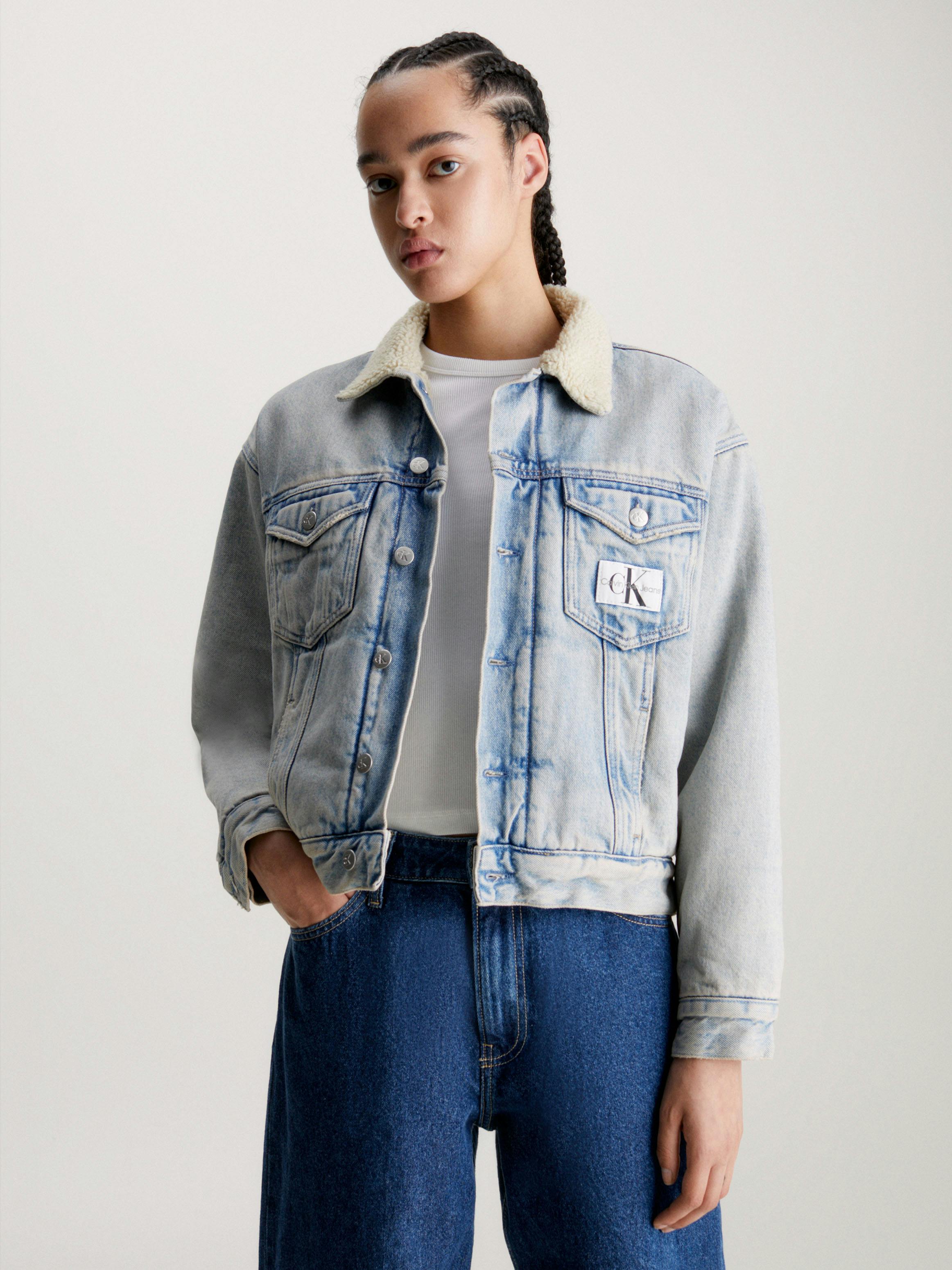 Sherpa Denim Jacket Calvin Klein