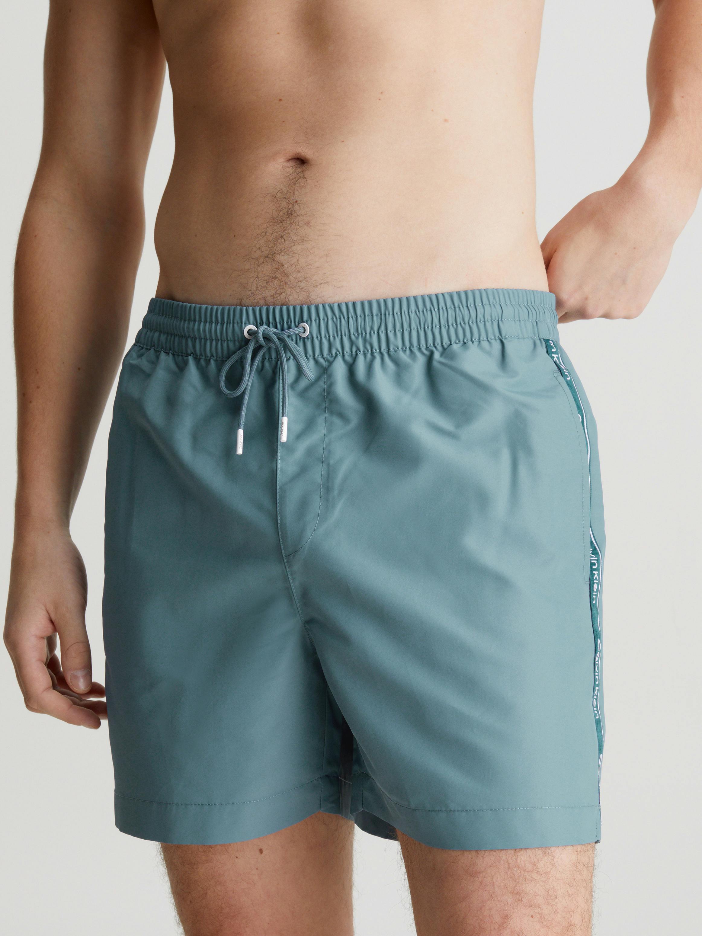 Koton Herren Badehose Mit Drawstring & Bunten Taschen – Polyester, Farbe Blau, Größe L