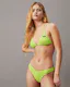 CK Monogram Texture Triangle Bikini Top