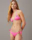 CK Monogram Texture Triangle Bikini Top