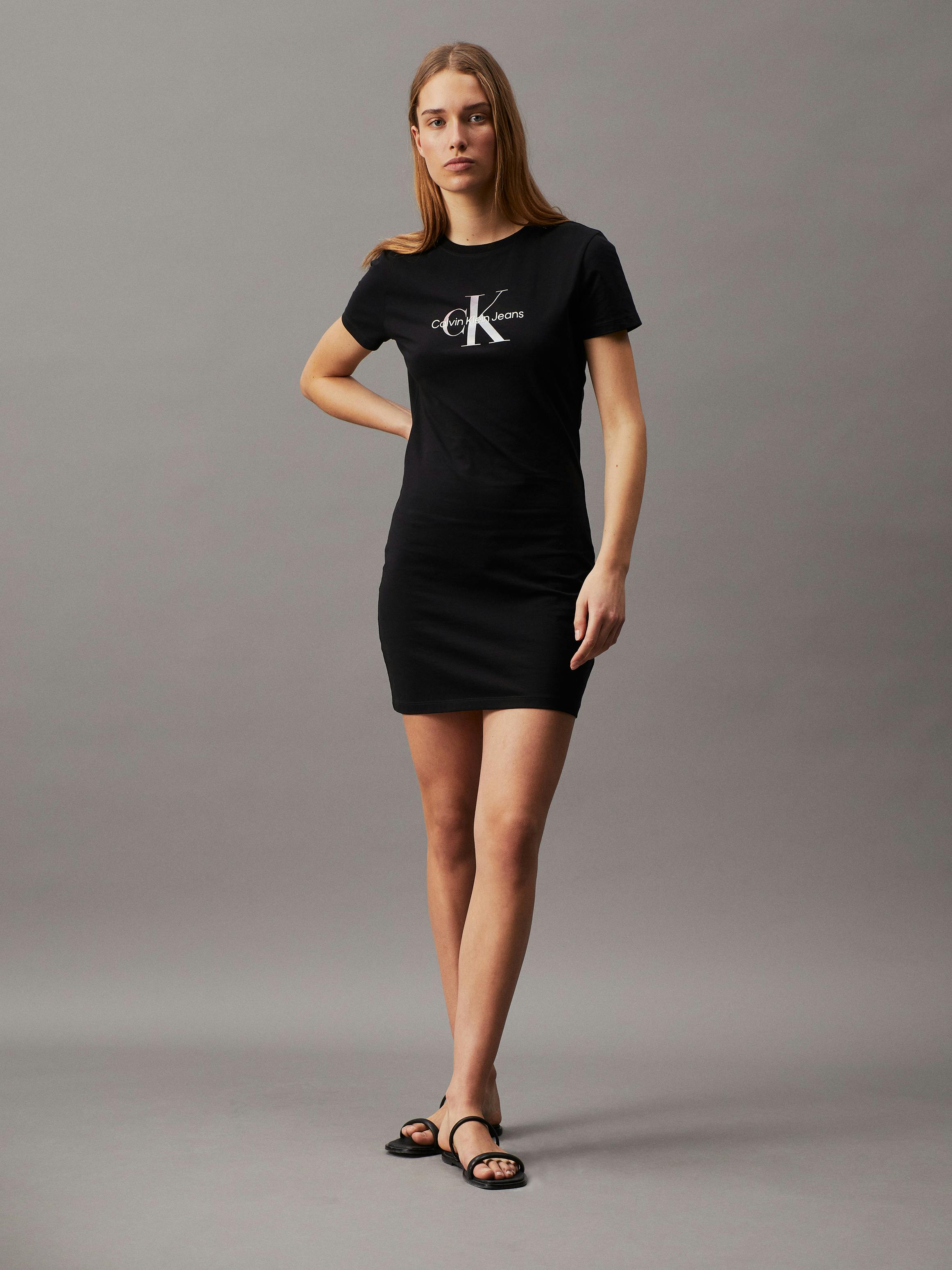 Monogram T-Shirt Mini Dress Calvin Klein