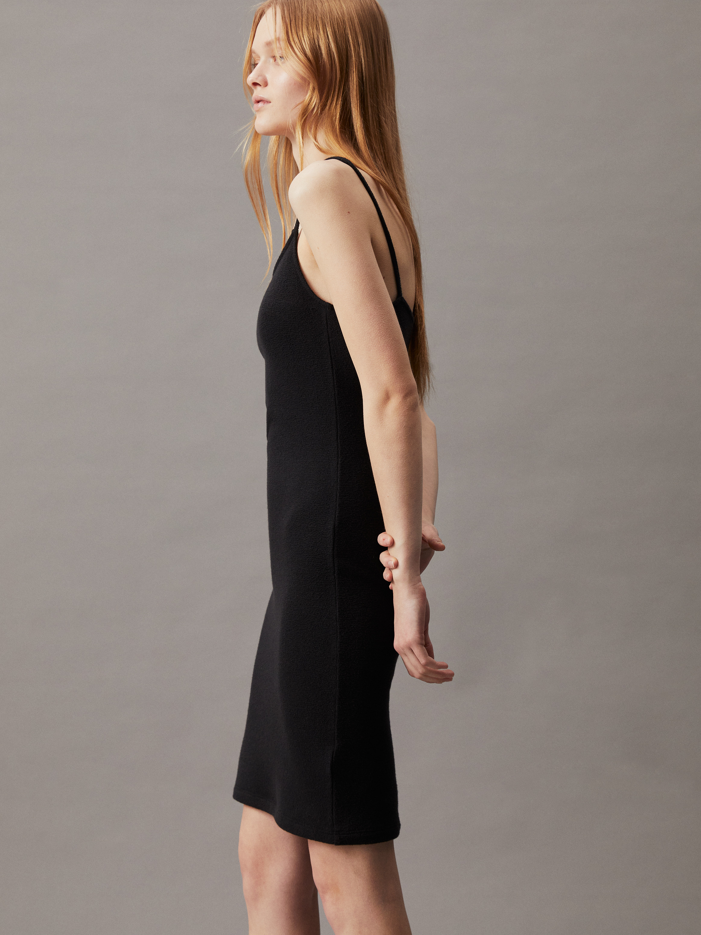 Slim Textured Knit Mini Dress | Calvin Klein