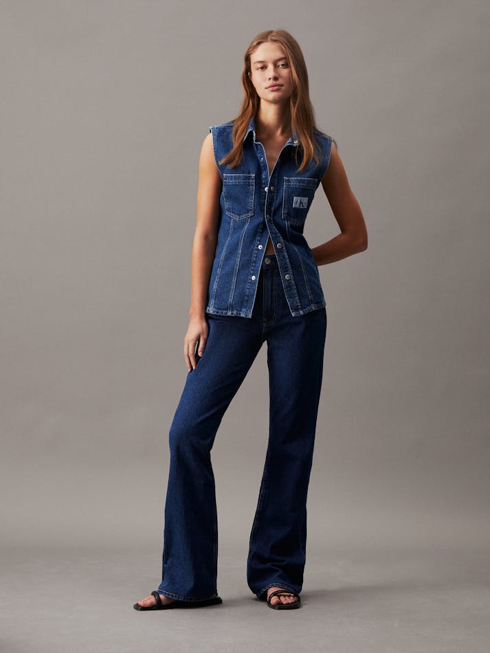 Sleeveless Denim Shirt Calvin Klein