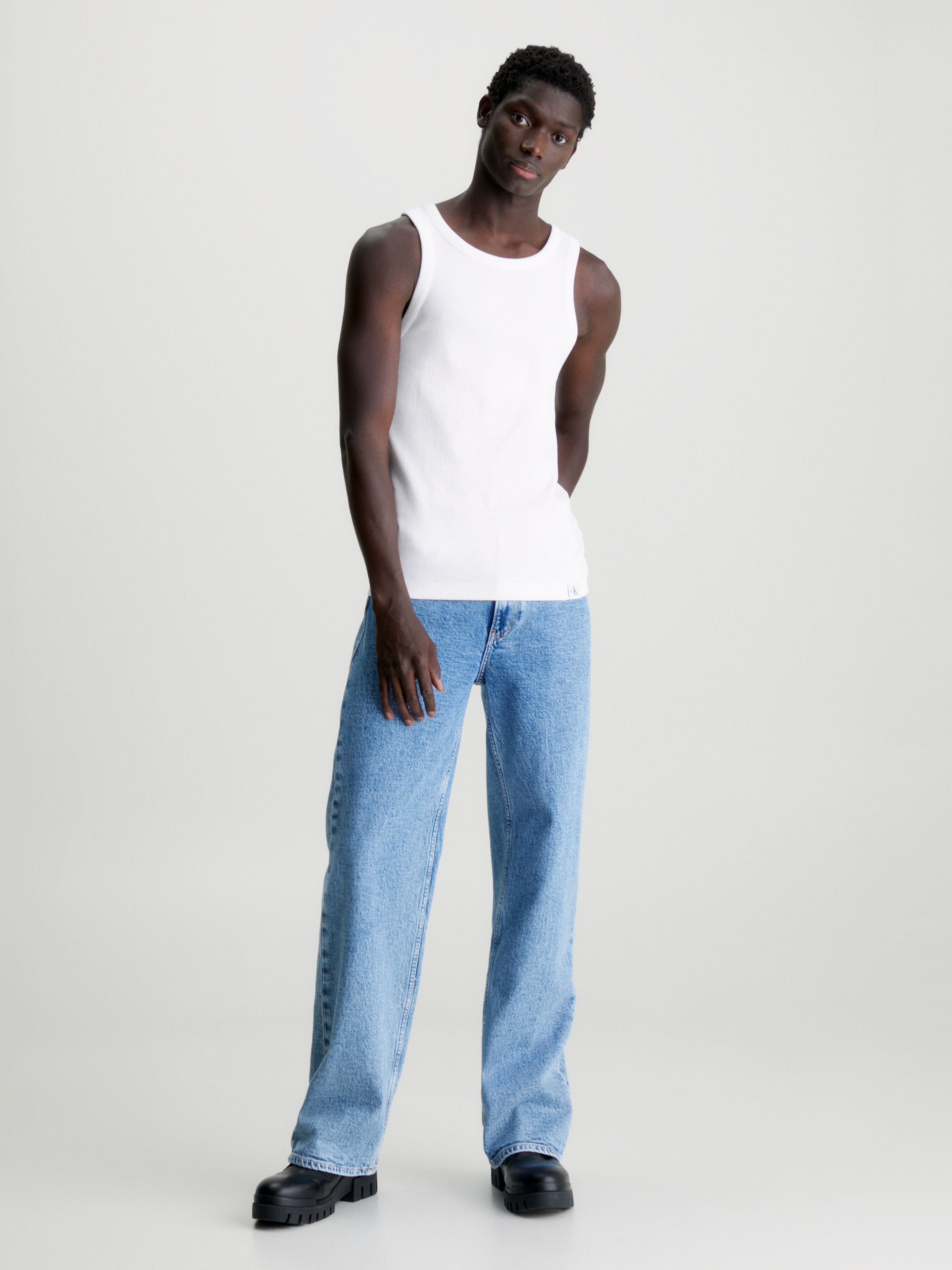 Slim Ribbed Tank Top | Calvin Klein
