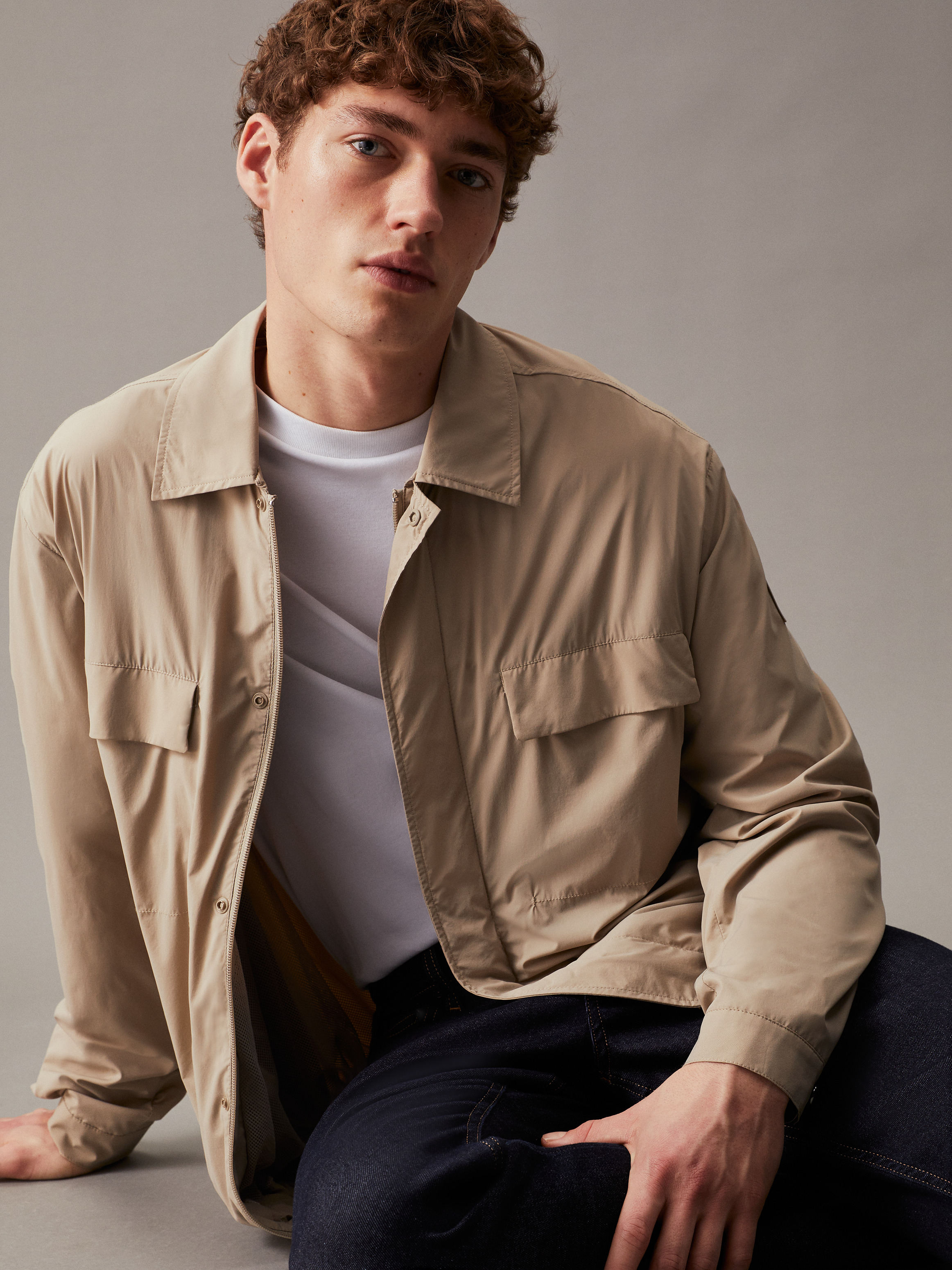 Theory Men's Twill Blouson Jacket | Neiman Marcus