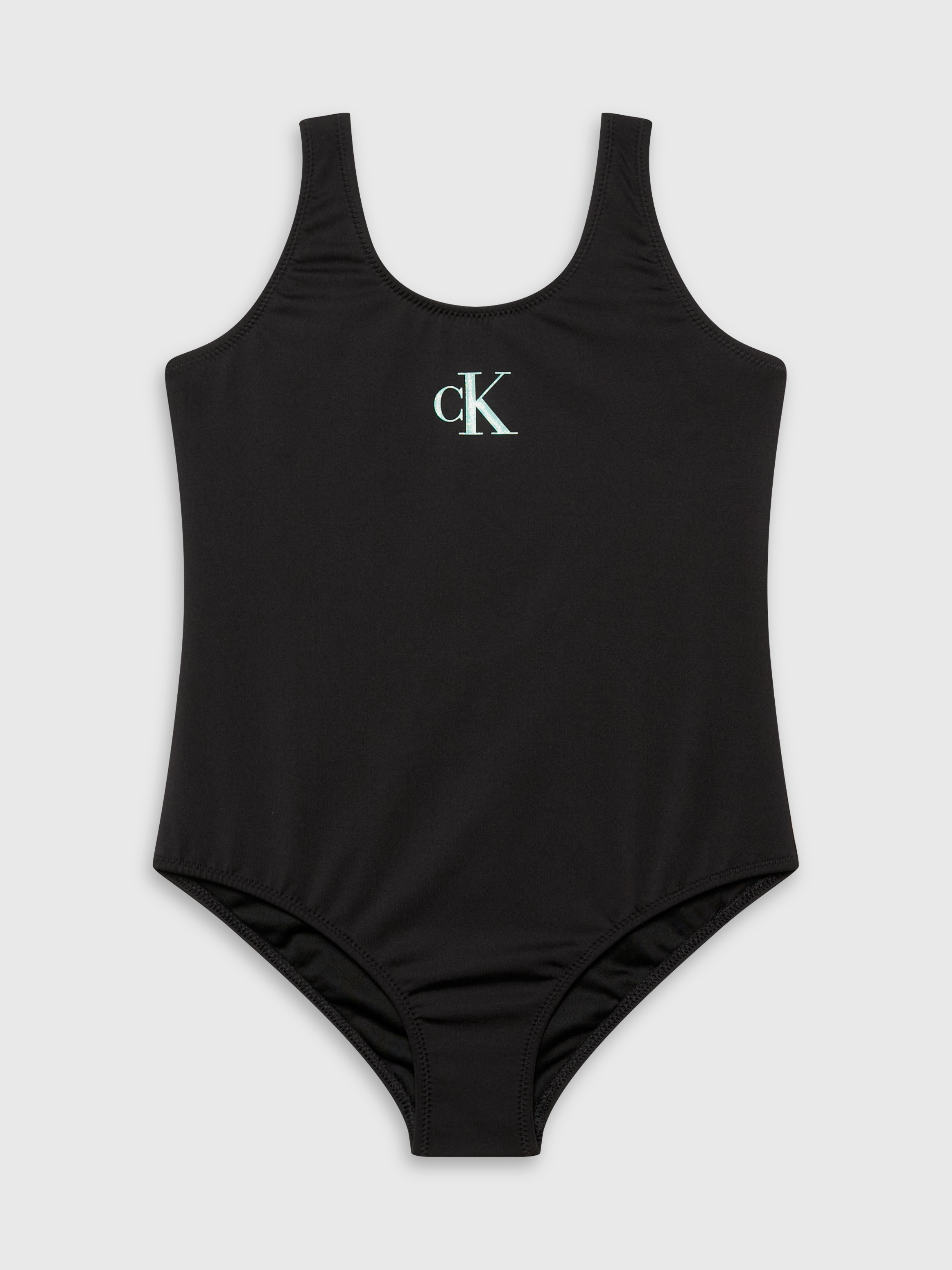 Girls CK Monogram Swimsuit Calvin Klein