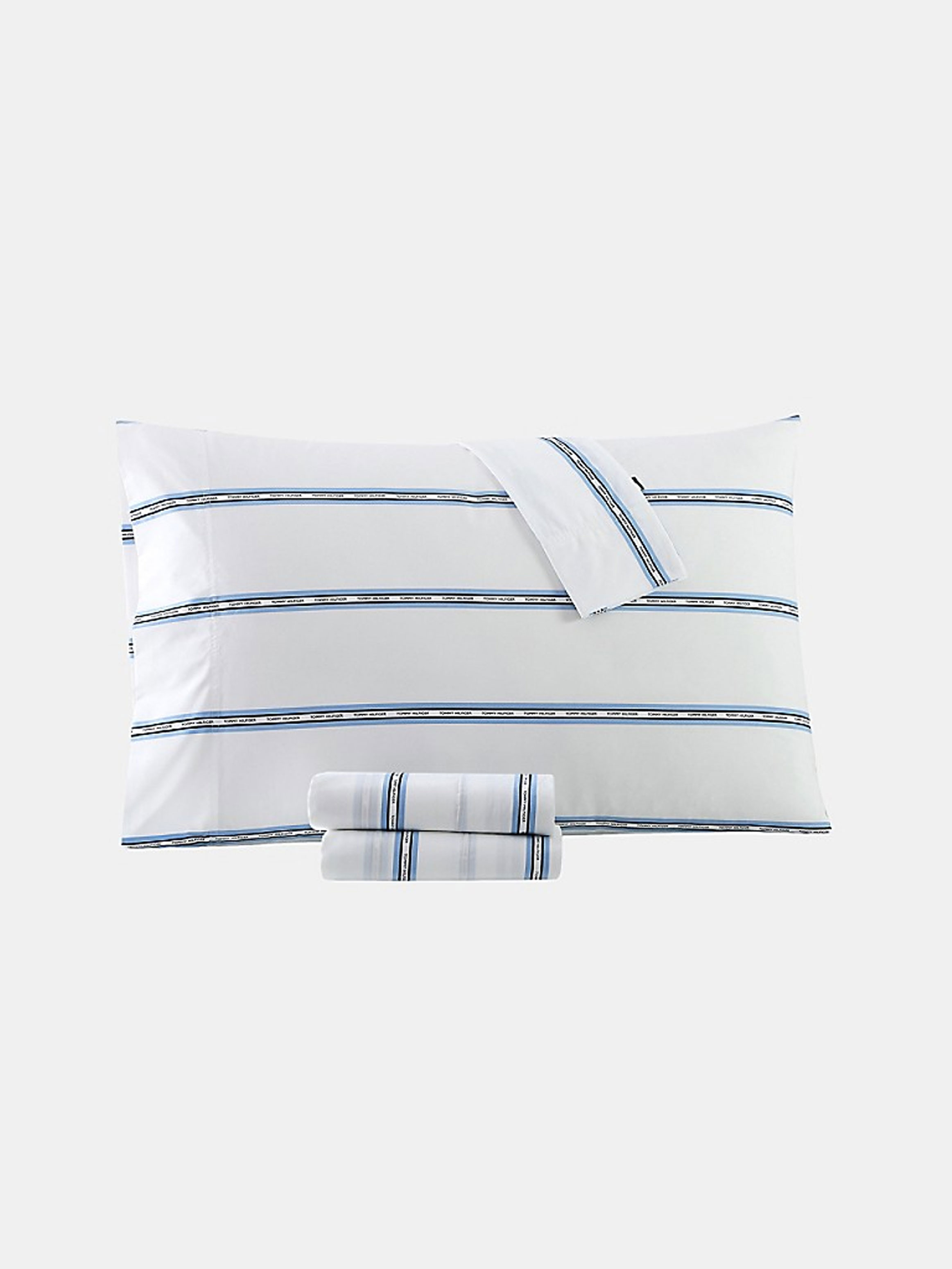 tommy hilfiger ocean stripe sheet set