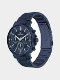 Tyson Ionic Plated Blue Steel Watch