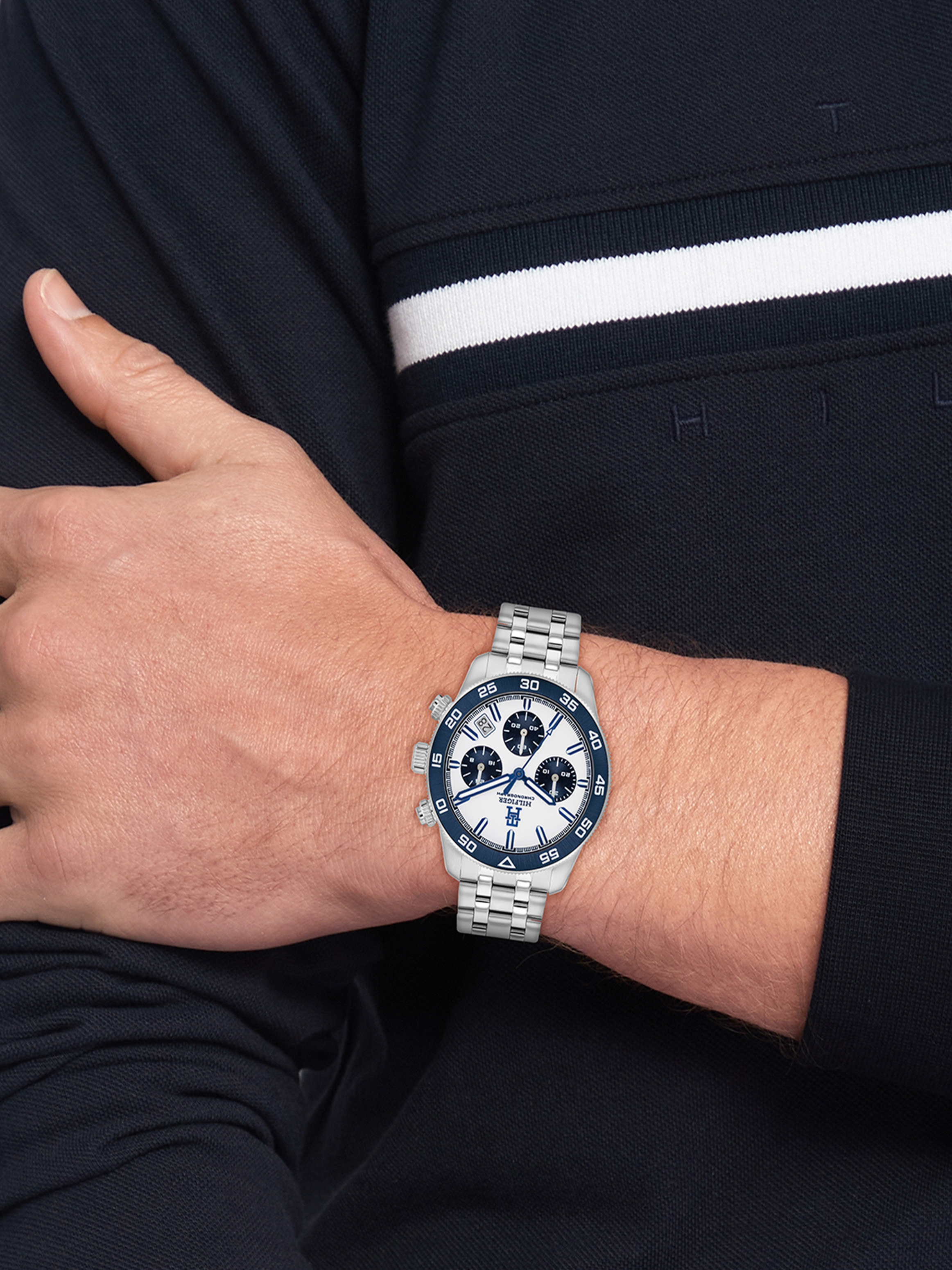 TH 85 Stainless Steel White Dial Watch | Watches | Tommy Hilfiger