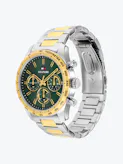 Hampton Stainless Steel Ionic Plated Thin Gold Steel Watch