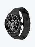 Hampton Ionic Plated Black Steel Watch