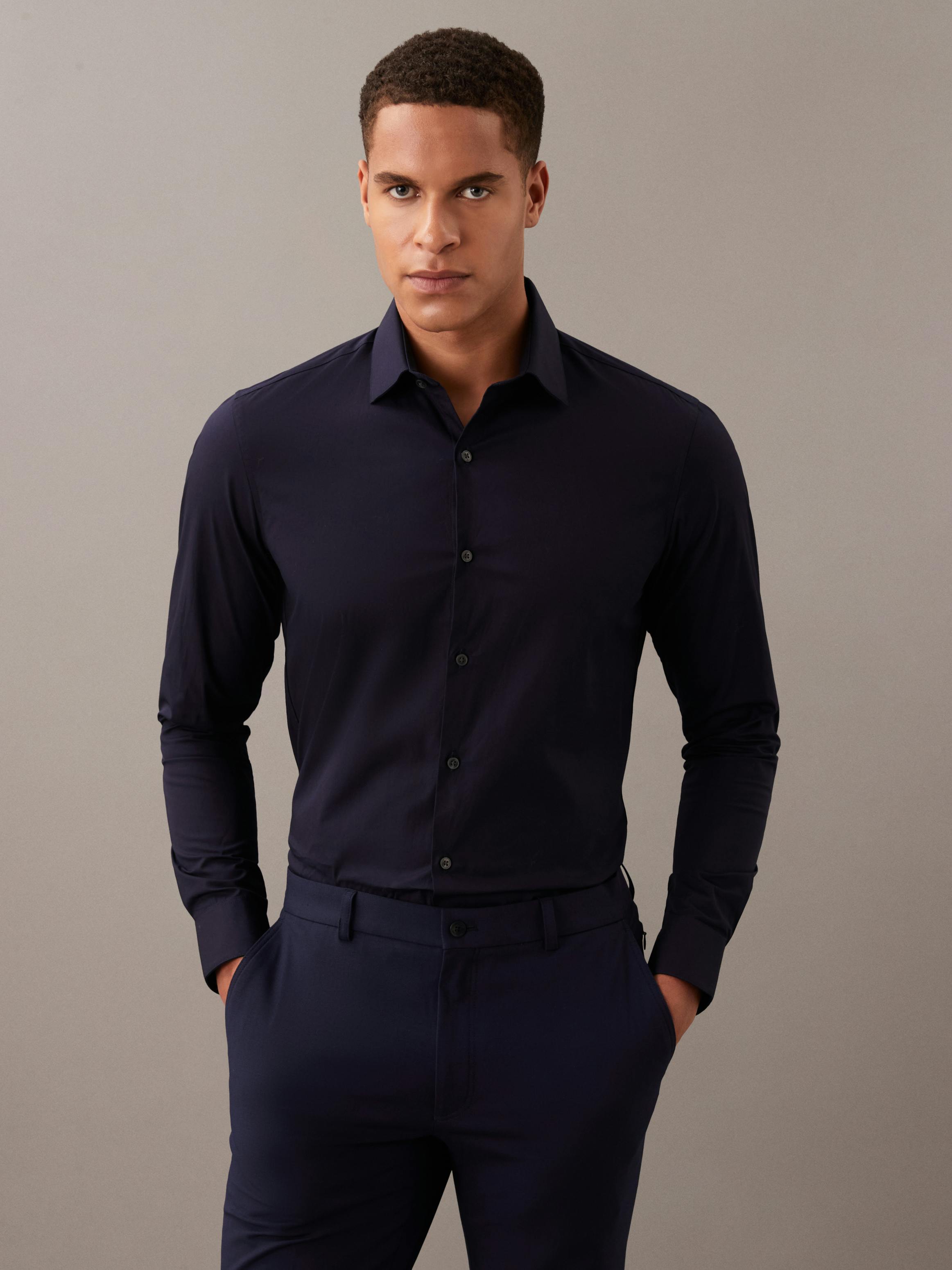 pvh dress shirts Van Heusen Men's Stretch Regular-Fit Dress Shirt - Spring Green