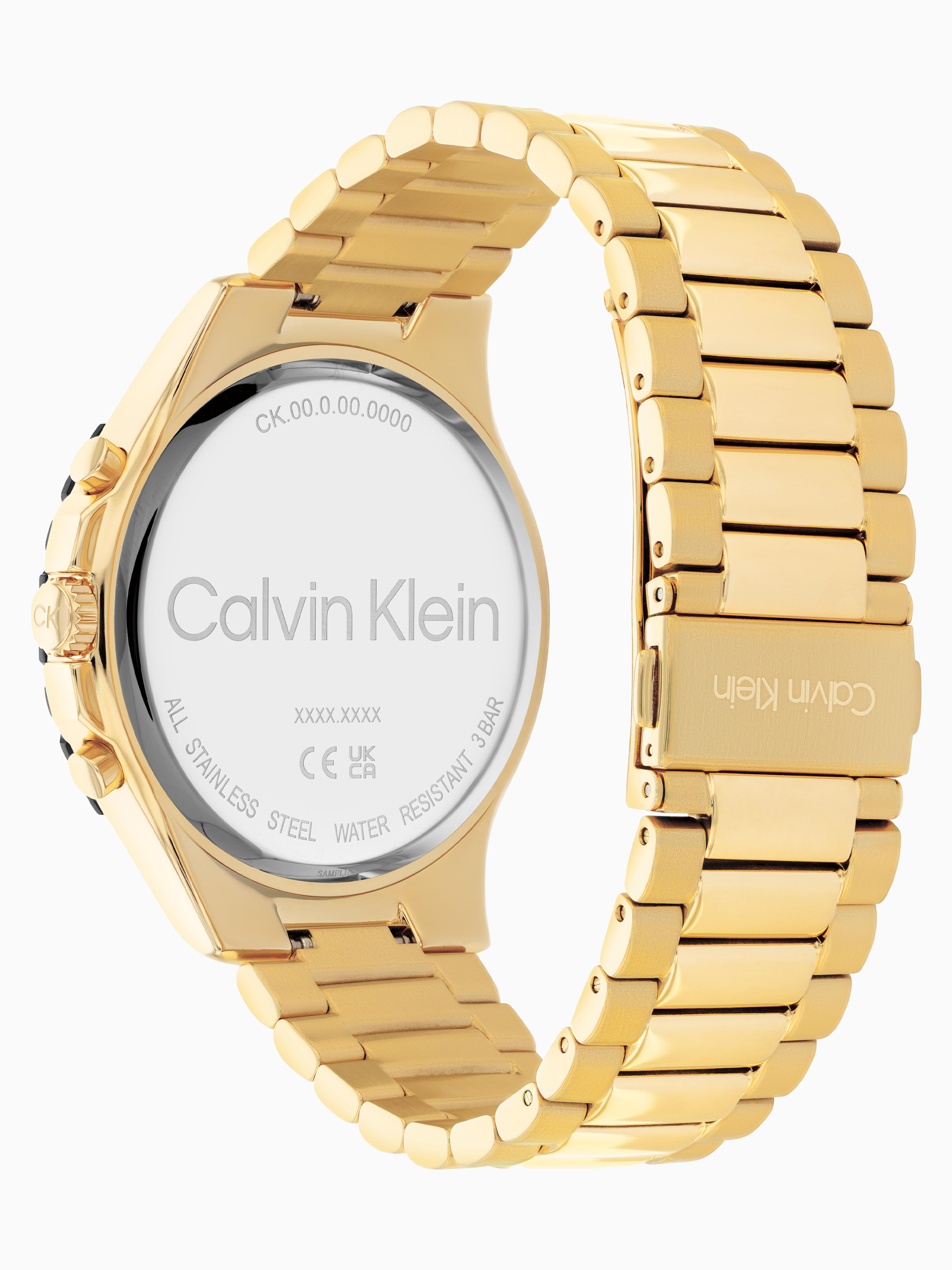 Sport Gold Tone Watch Calvin Klein