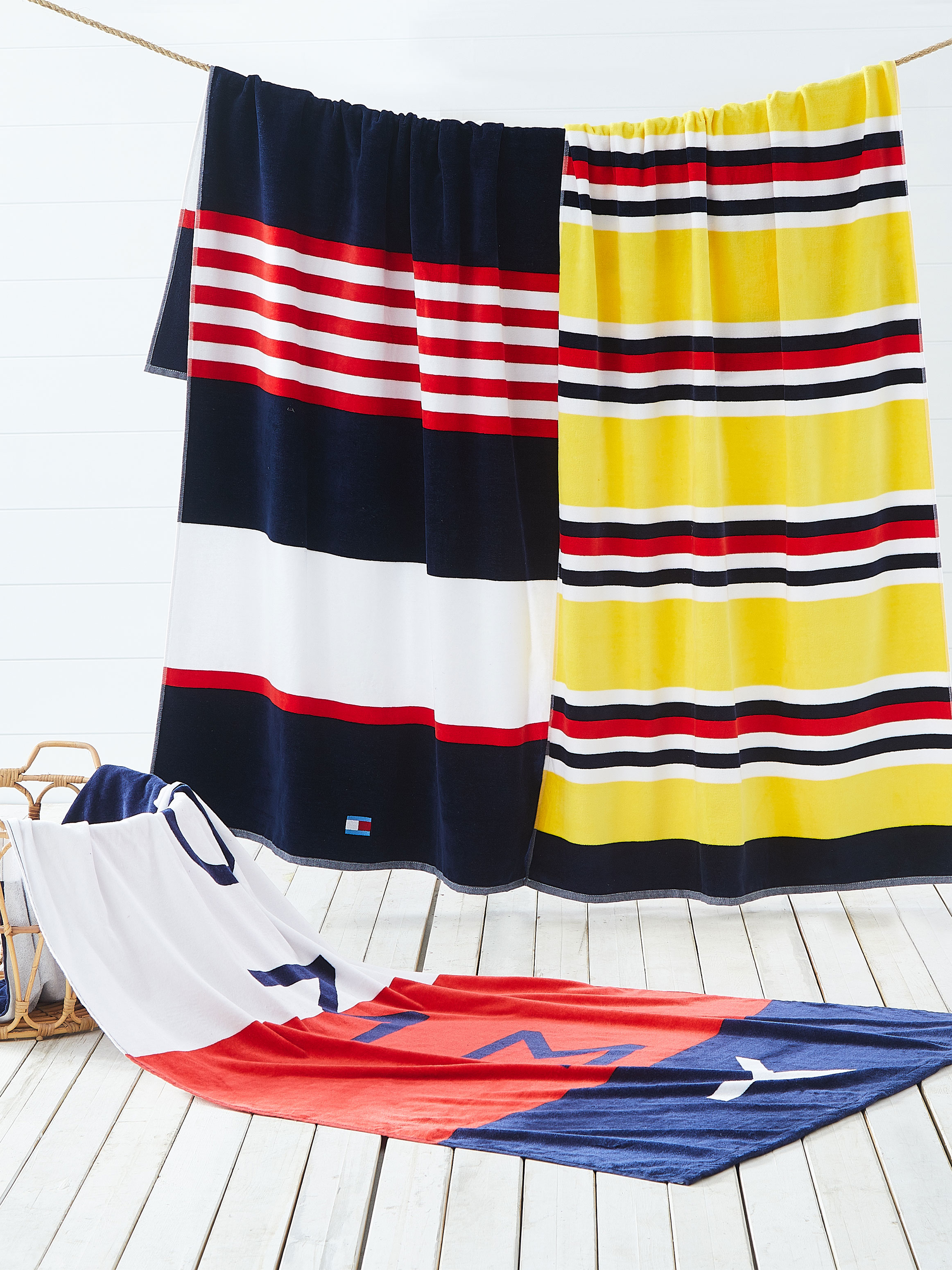 Ralph Lauren Rugby Stripe newest beach Towel