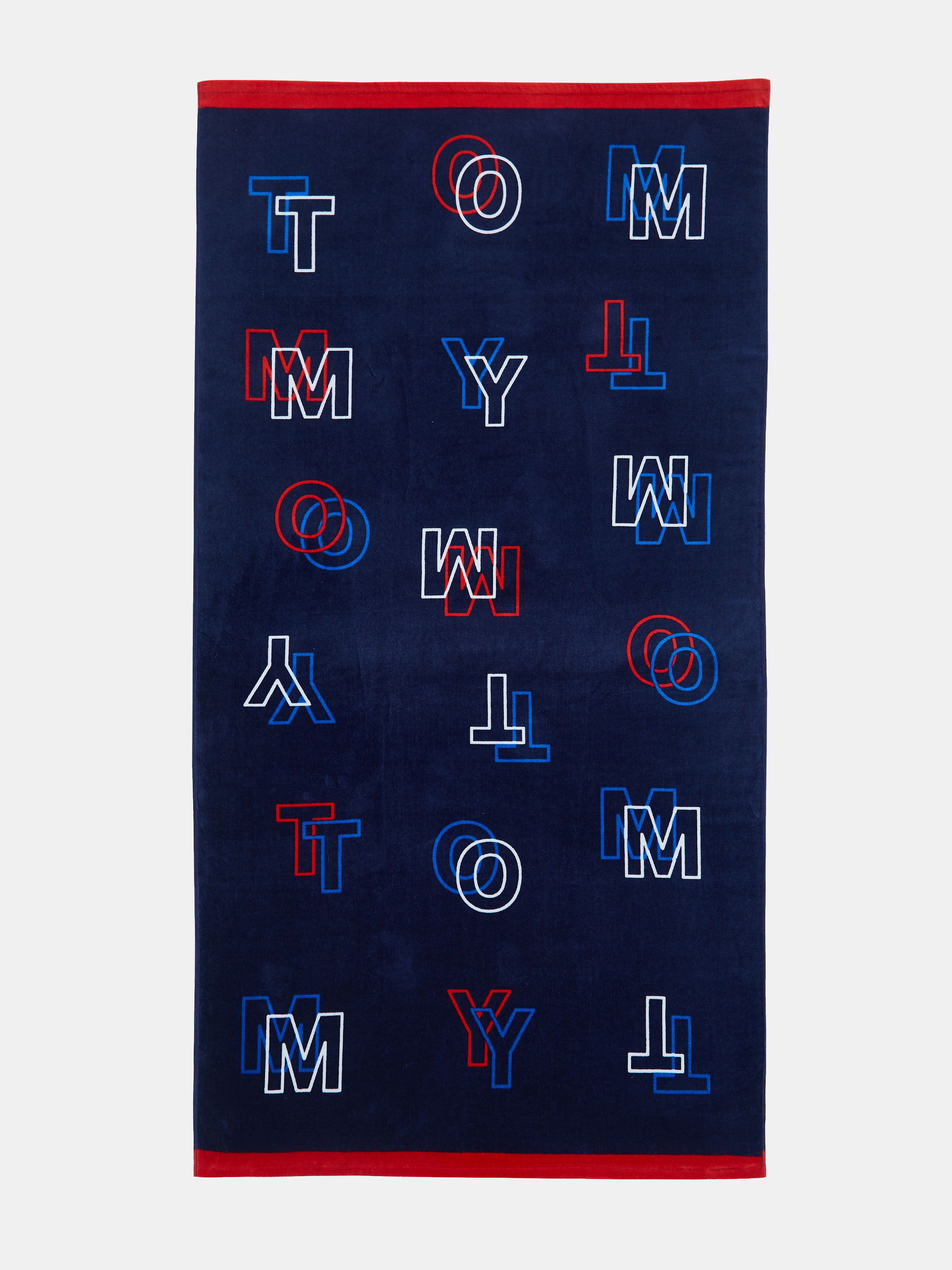 Tommy Optical Beach Towel Towels Tommy Hilfiger