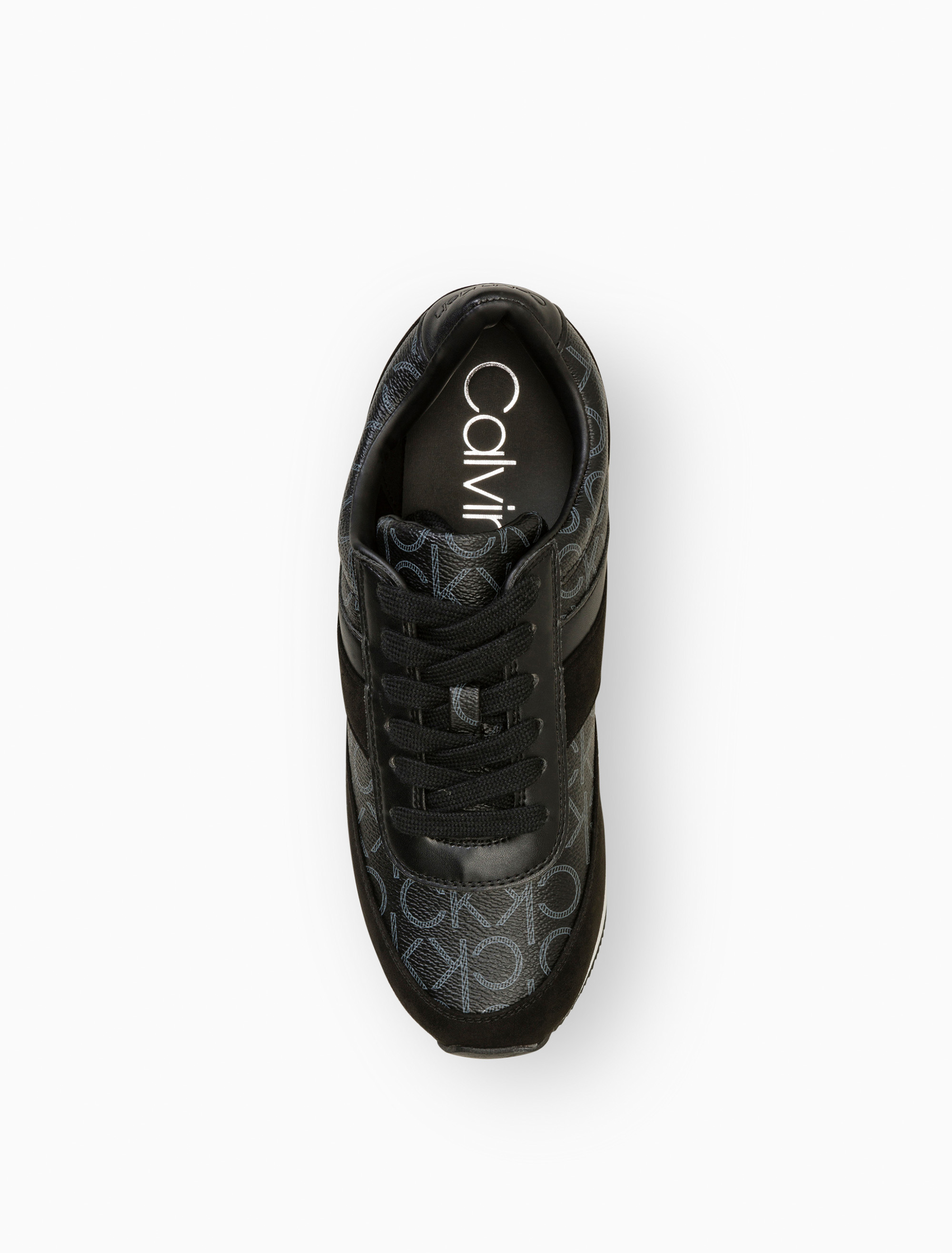 Calvin klein tea logo sneakers clearance