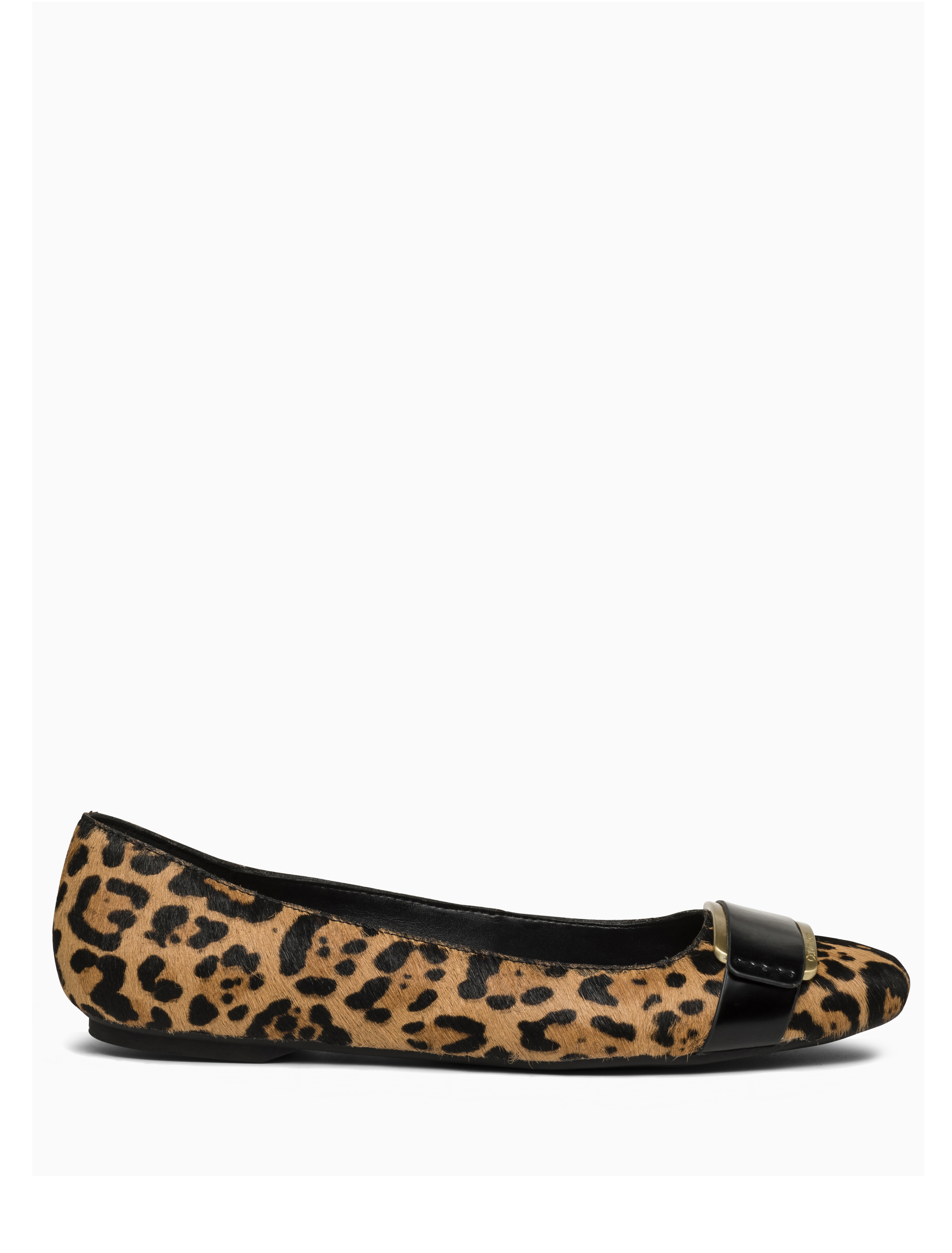 Calvin klein store leopard flats