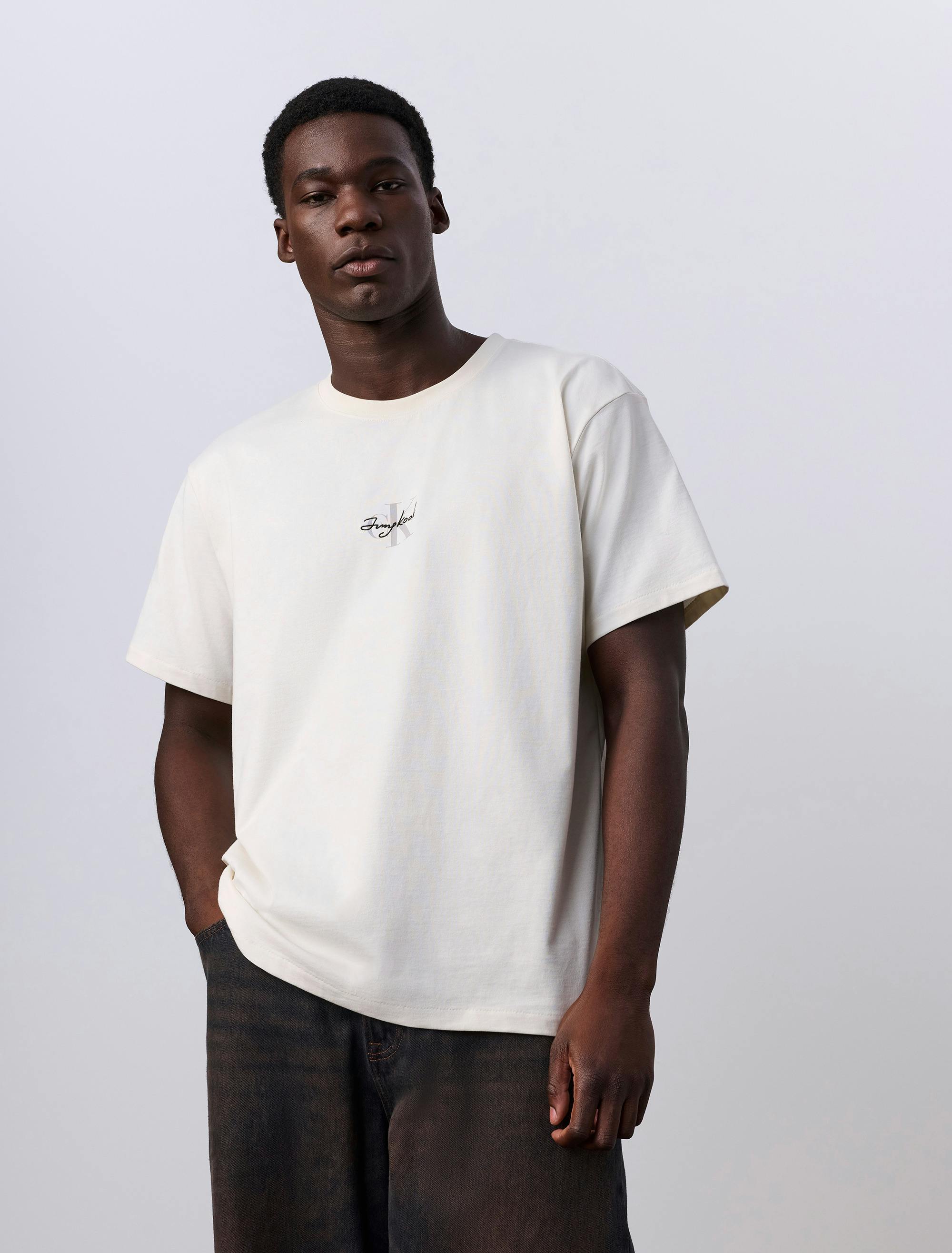 Jung Kook for Calvin Klein Monologo T-Shirt | Calvin Klein