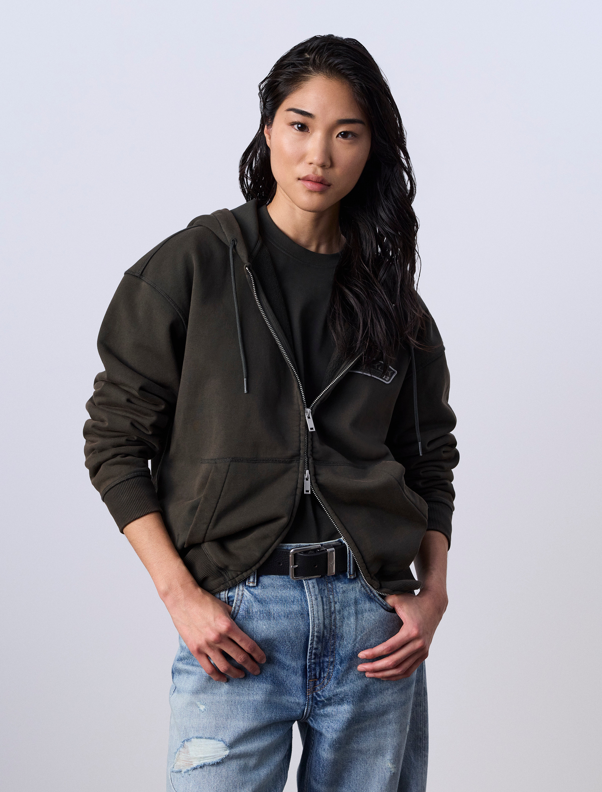 テリーリラックスフーディー Jung Kook   S Jung Kook for Calvin Klein Terry Relaxed Hoodie | Calvin Klein