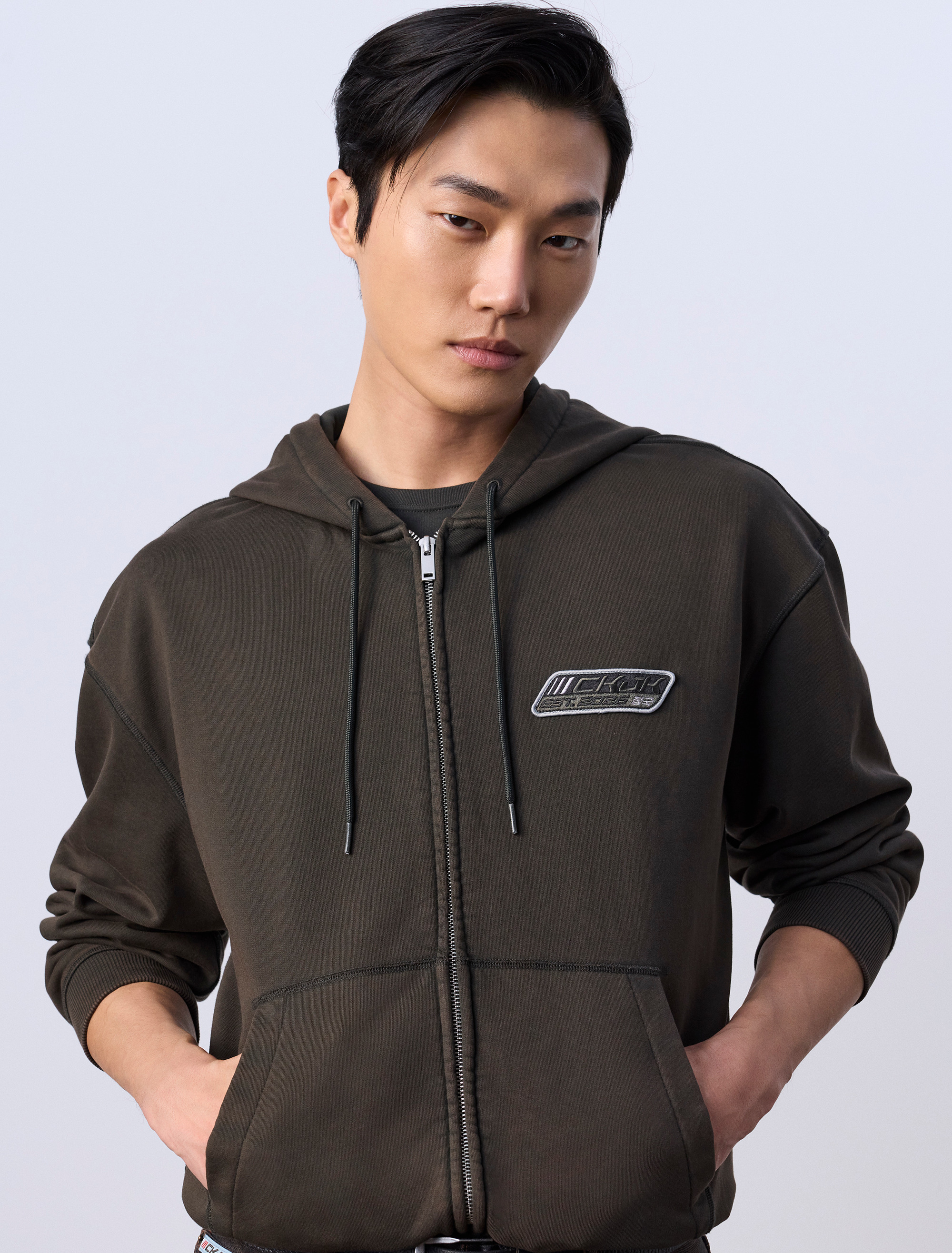 Jung Kook for Calvin Klein Terry Relaxed Hoodie | Calvin Klein