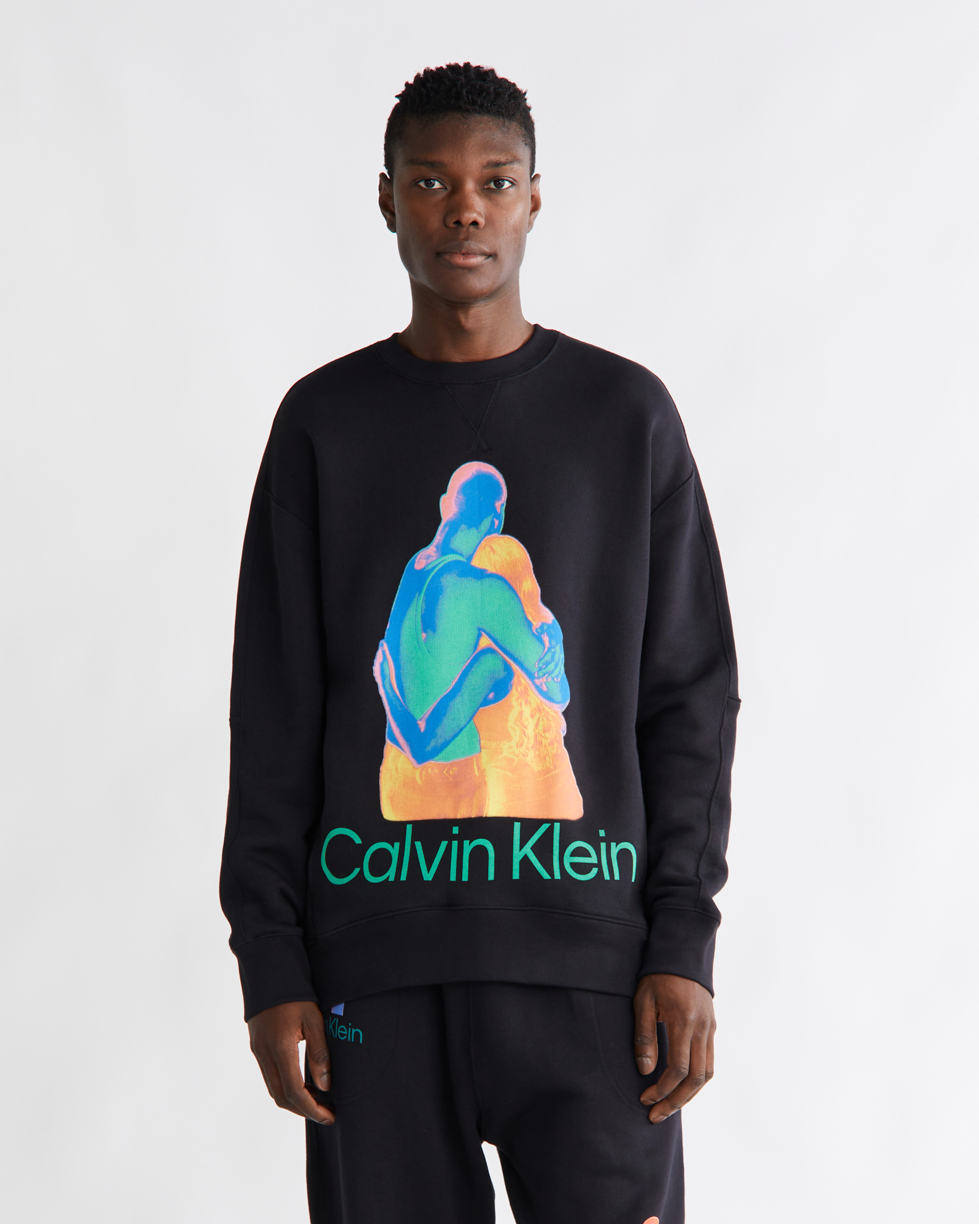 Calvin klein navy outlet sweatshirt