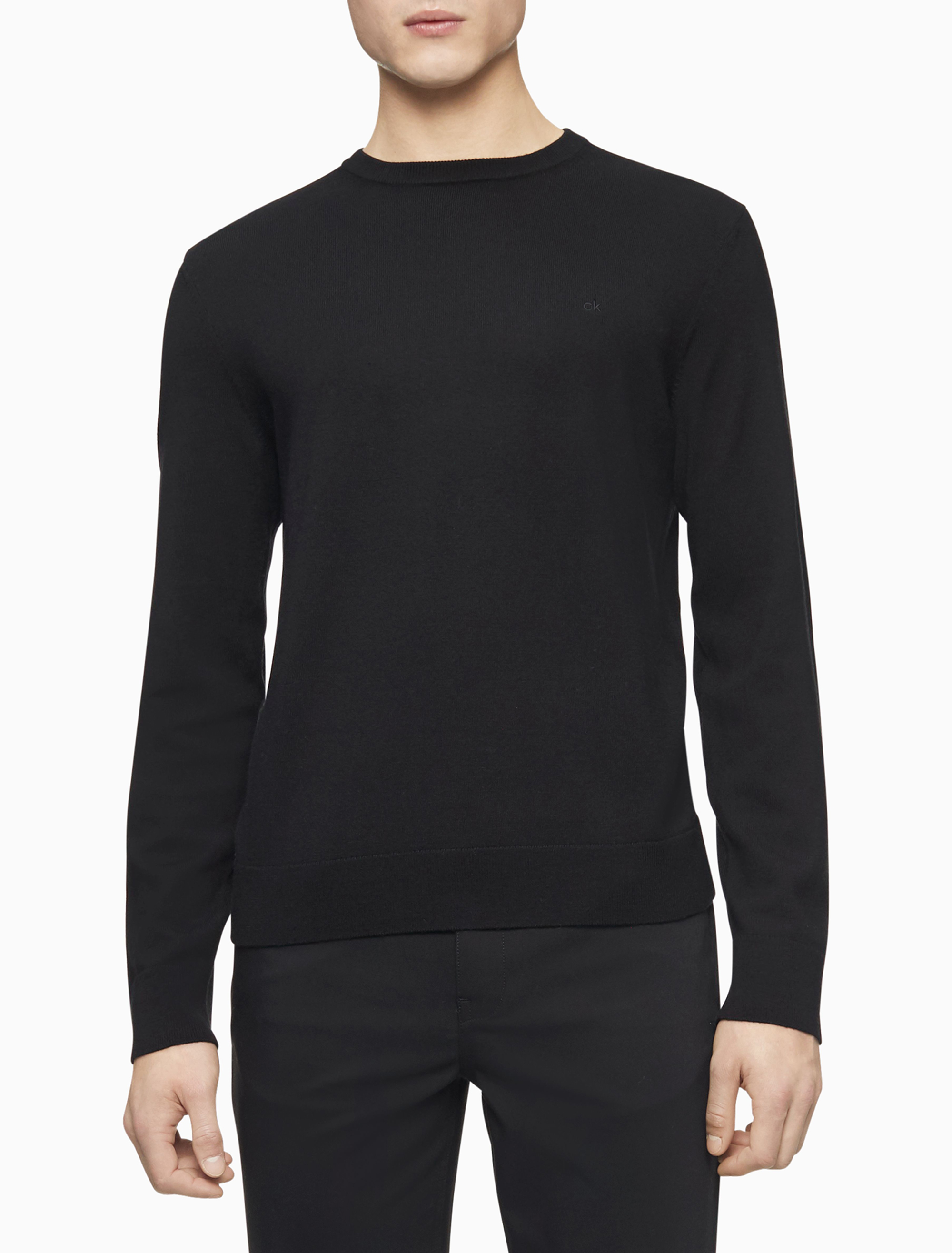 calvin klein merino wool turtleneck