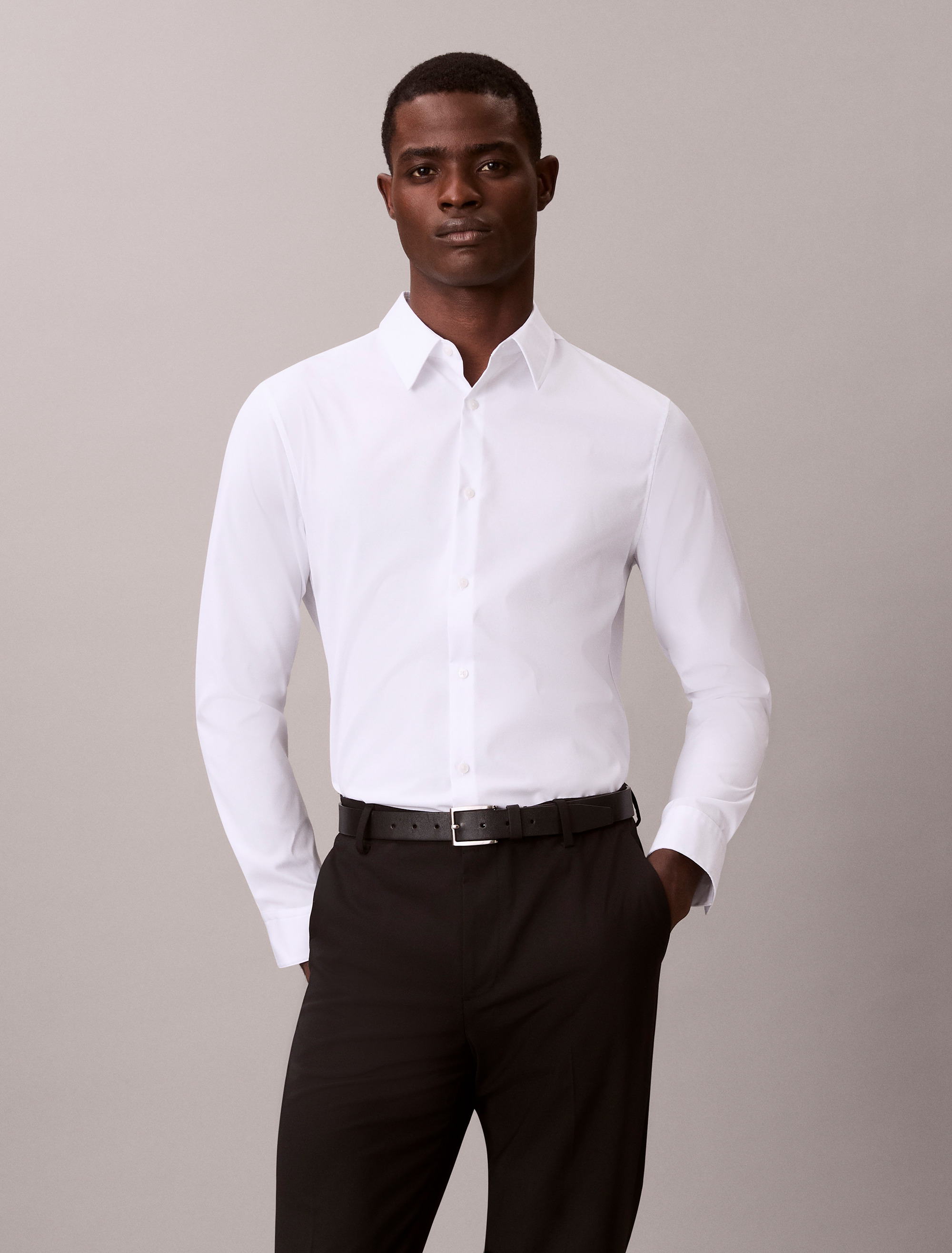 Supima Cotton Stretch Slim Shirt