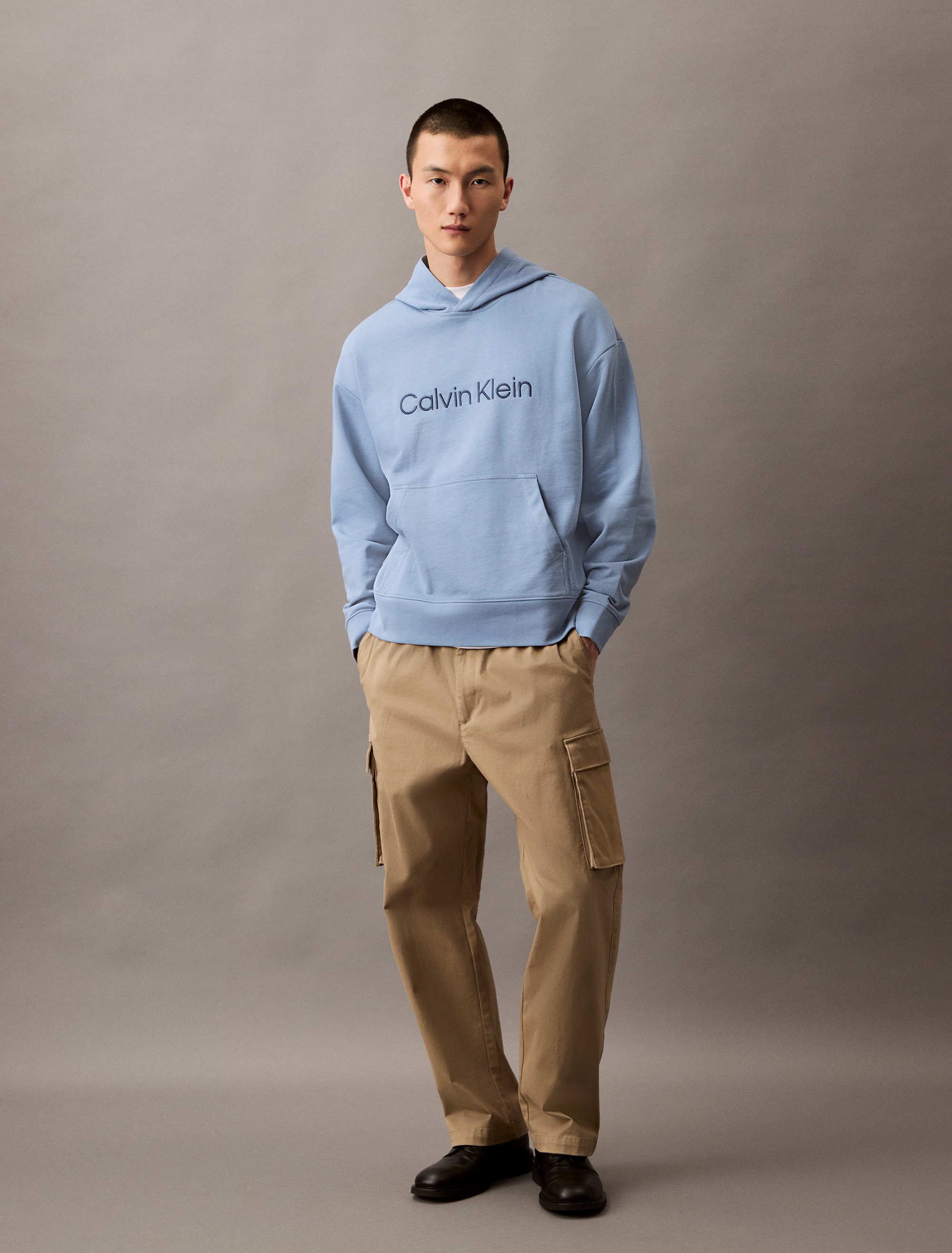 Relaxed New York Logo Hoodie Calvin Klein® | J30J326876YBI
