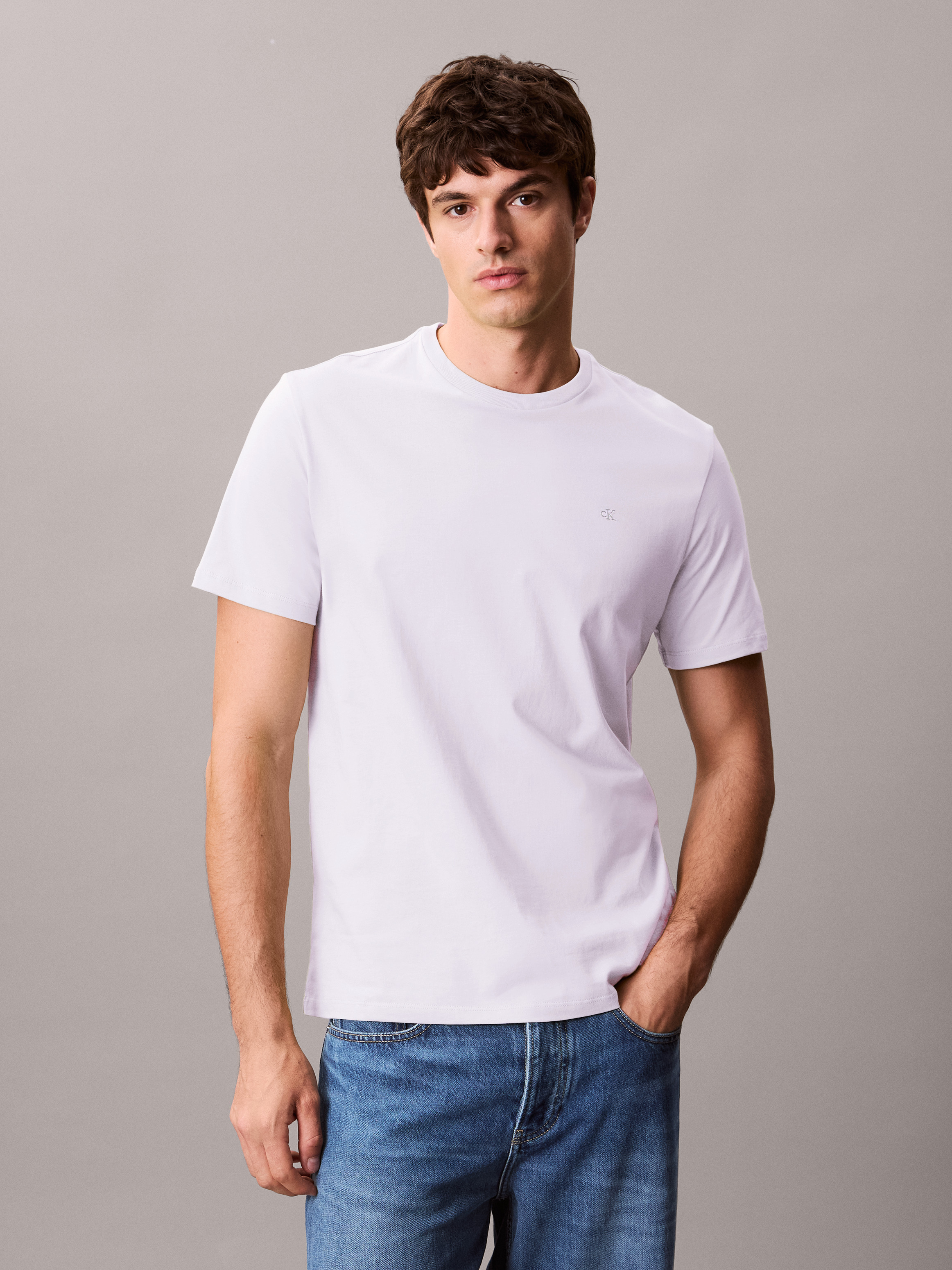Relaxed Fit Archive Logo Crewneck T-Shirt | Calvin Klein