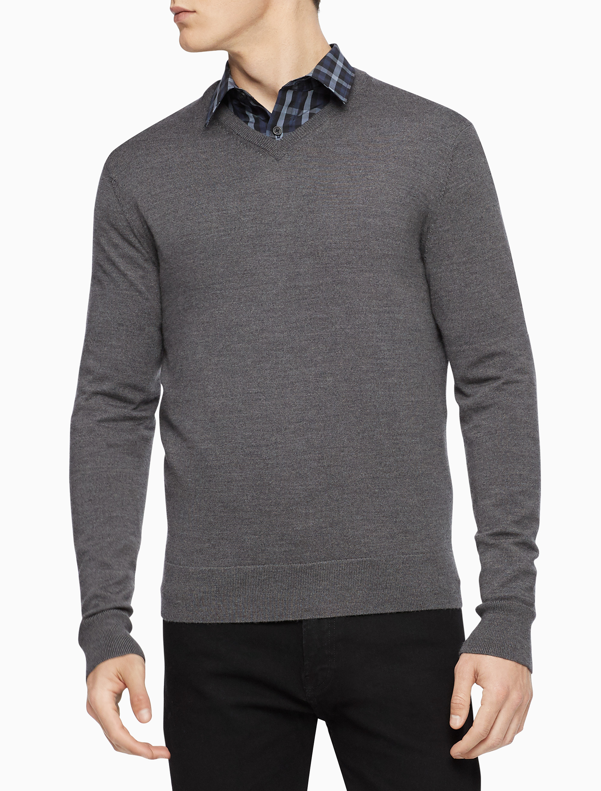 calvin klein merino wool turtleneck