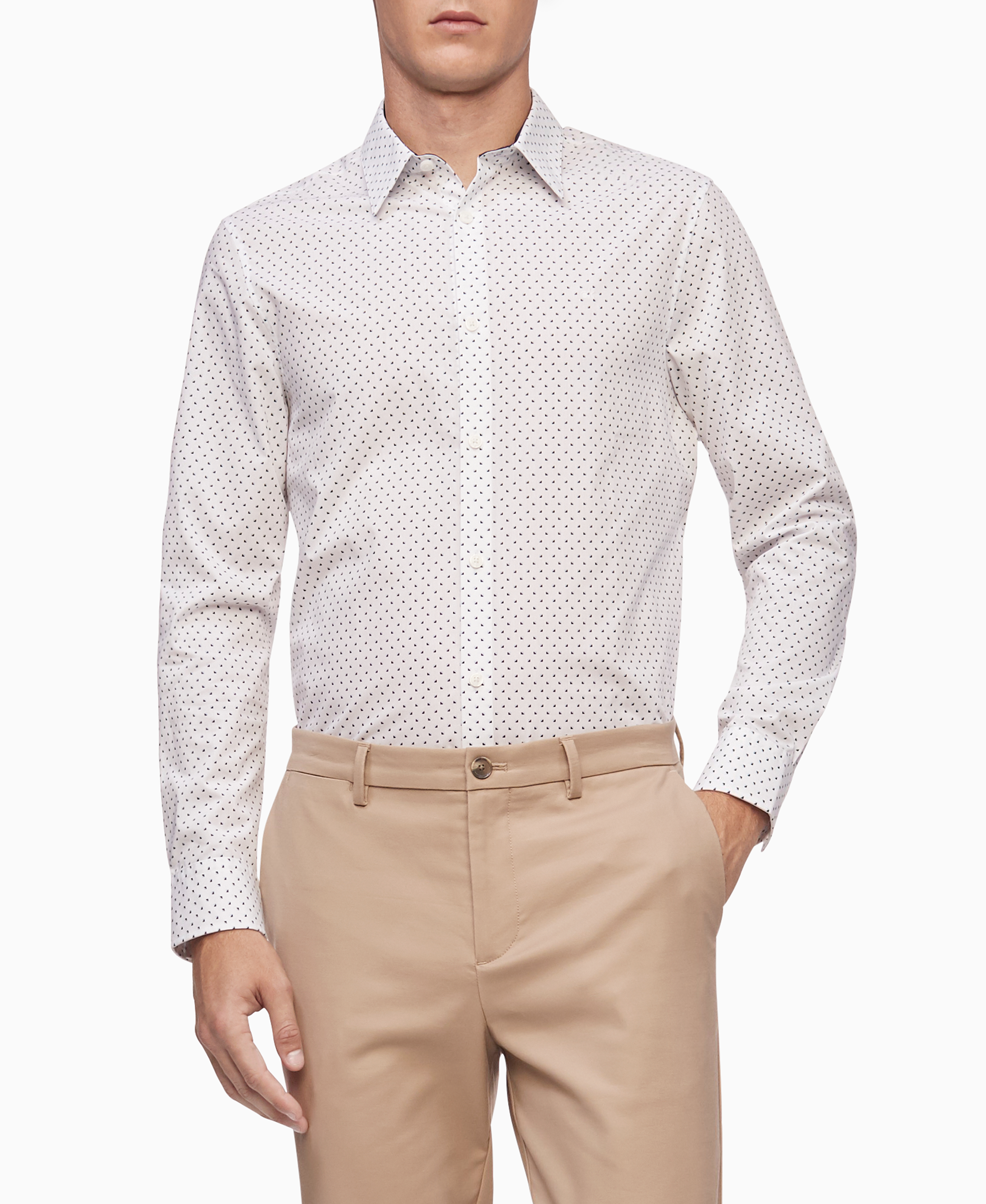 Poplin Geo Print Shirt | Casual Shirts 