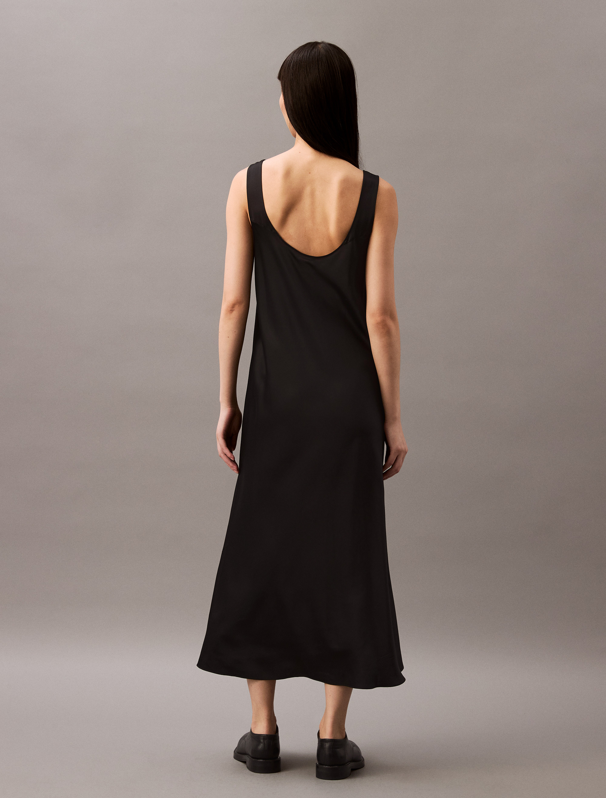 Satin Midi Slip Dress | Calvin Klein