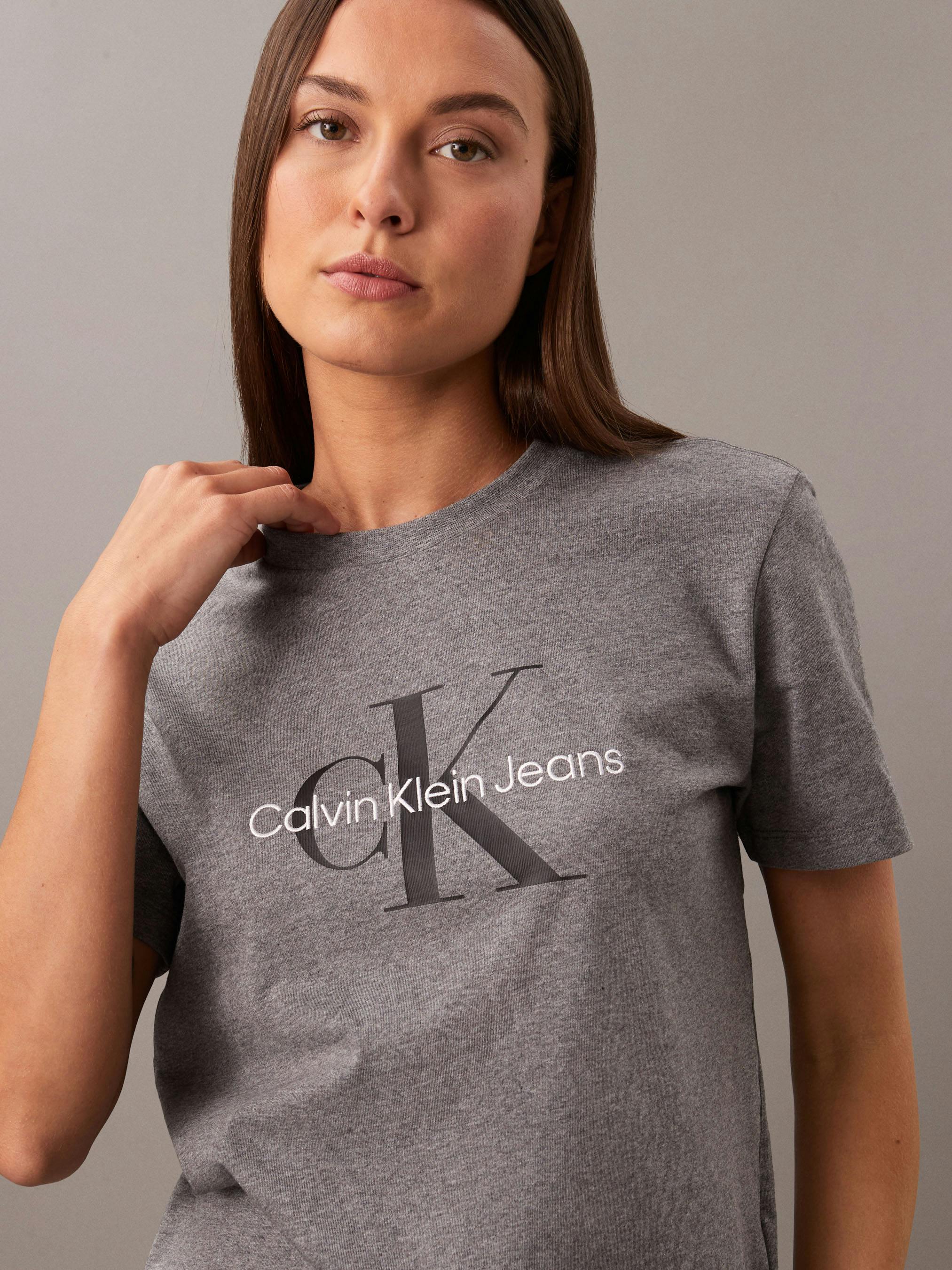 Embroidered Monogram Logo T-Shirt Calvin Klein