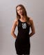 Logo Graphic Ribbed Tank Dress