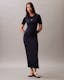 Modal Stretch Rib Midi Dress