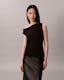 Crepe One Shoulder Top