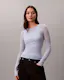 Wool Blend Double-Layer Top